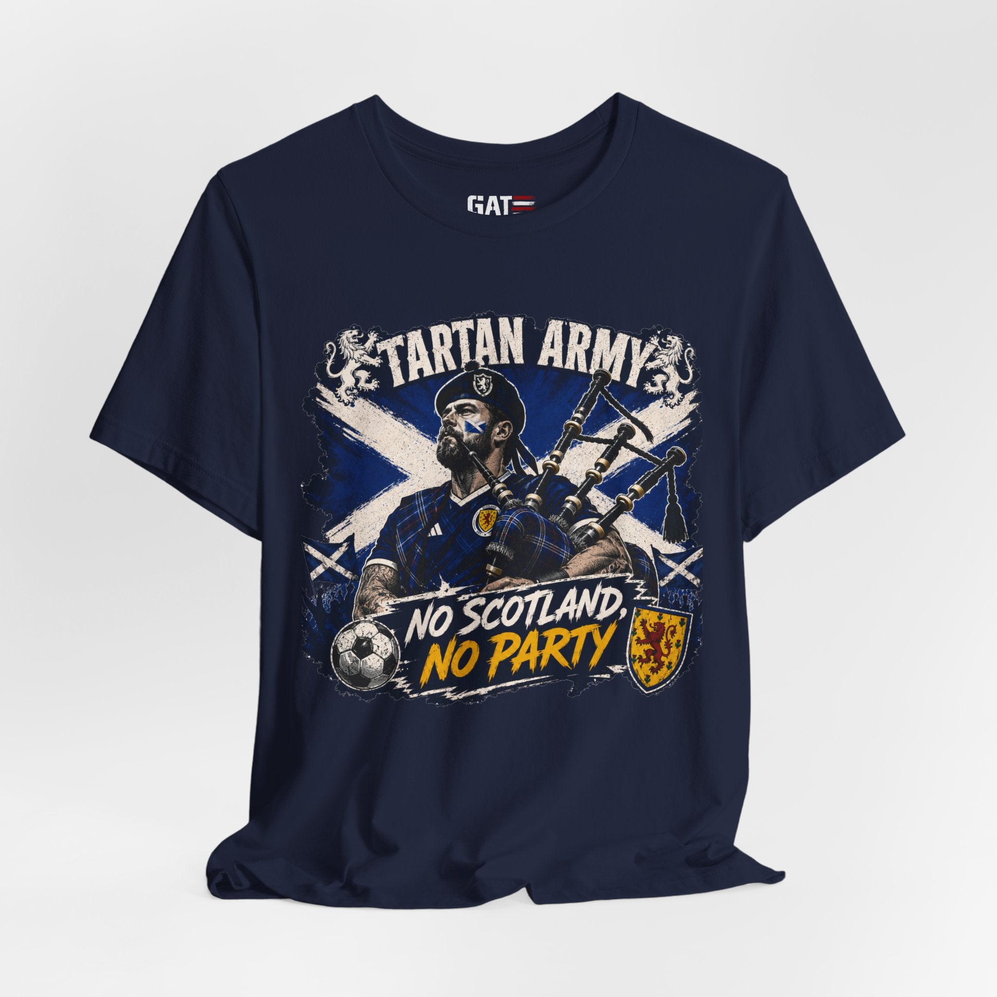 Scotland World Cup Soccer Shirt, Tartan Army Fan Tee, No Scotland No Party Shirt, Scottish Football Supporter Gift