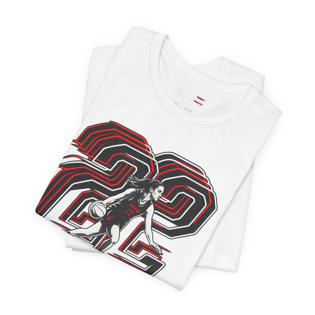 Caitlin Clark #22 Basketball Shirt | Indiana Fever WNBA Tee