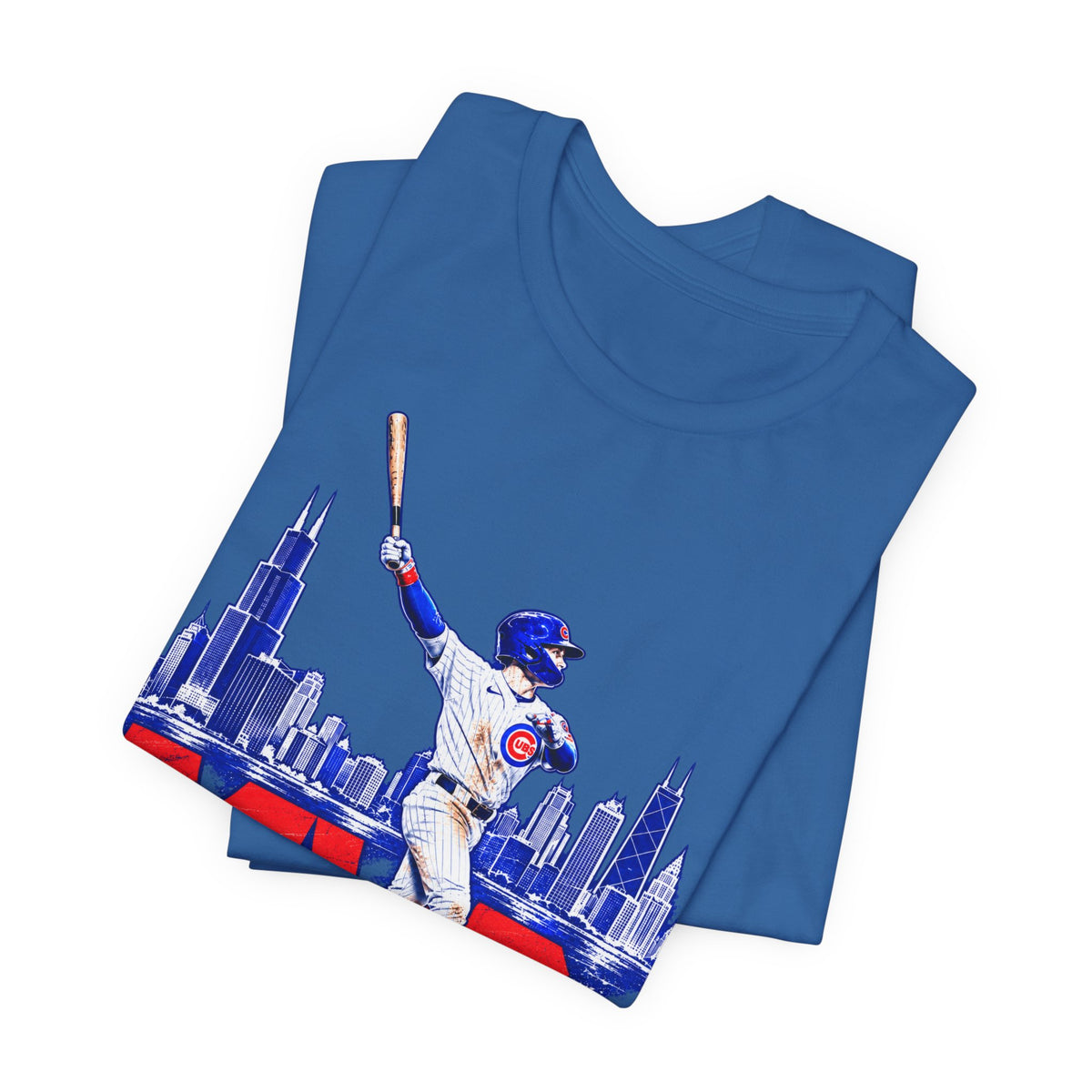 Chicago Cubs Pete Crow-Armstrong MVP Skyline Batting T-Shirt - product image 13