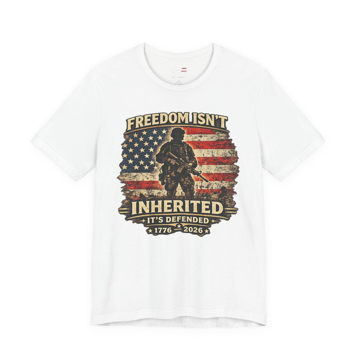 Freedom Isn't Inherited 1776-2026 Shirt | Veteran Tee