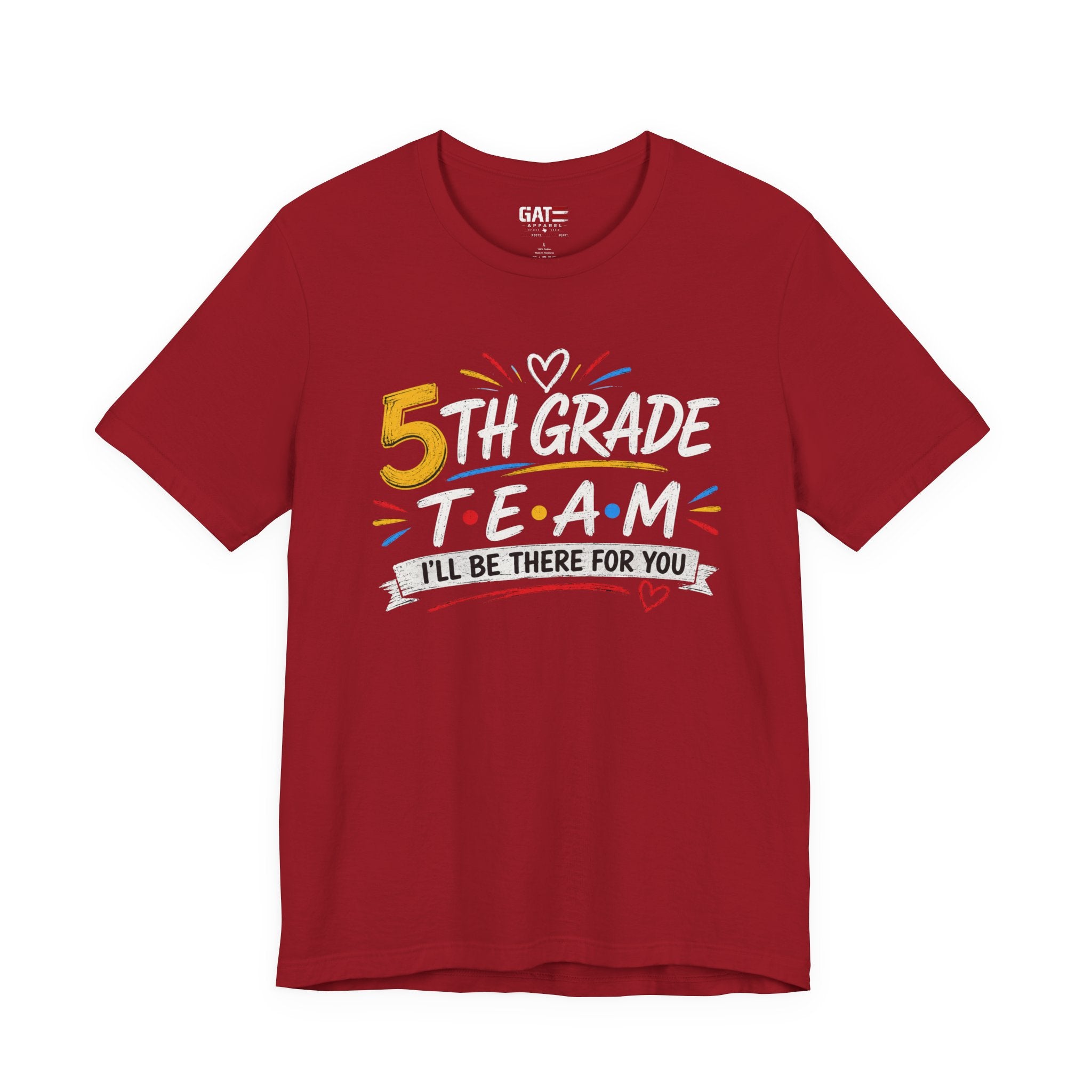 5th Grade Team Tee, Teacher Squad Shirt, Color Dot Inspired Teacher Shirt, Grade Level Team Gift, School Staff Apparel, Friends Theme