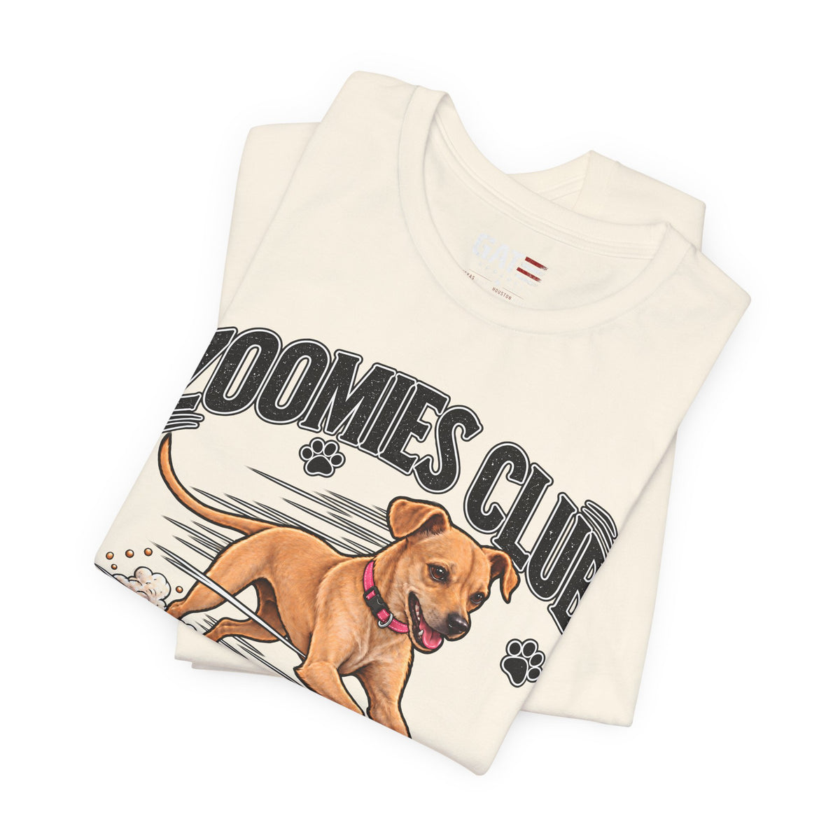 Personalized Zoomies Club Dog Shirt | Custom Pet Tee