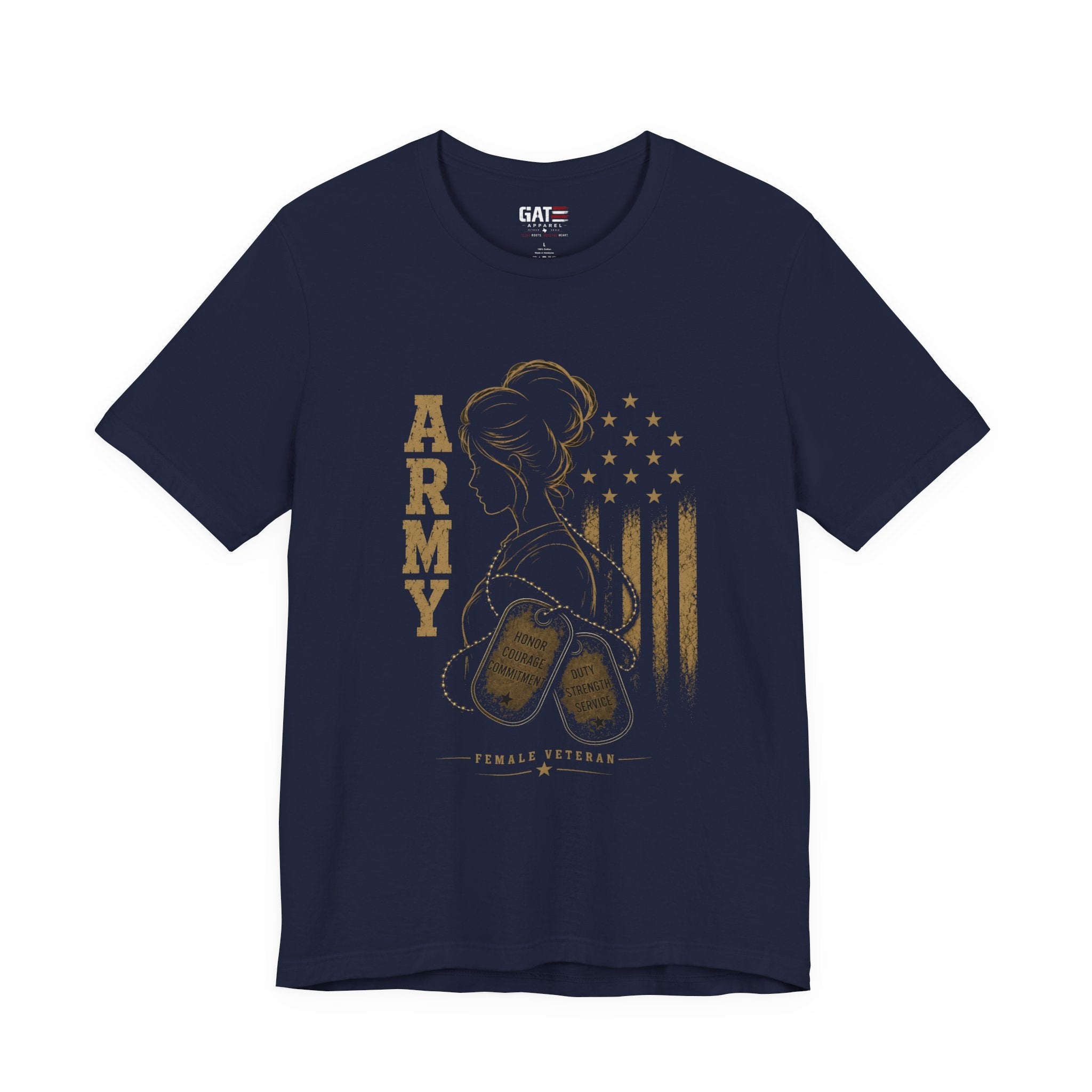 Female Army Veteran Shirt, Women Veteran Tee, Patriotic Military Shirt for Women, Army Mom Gift, Veteran Pride Shirt, Female Veteran Apparel