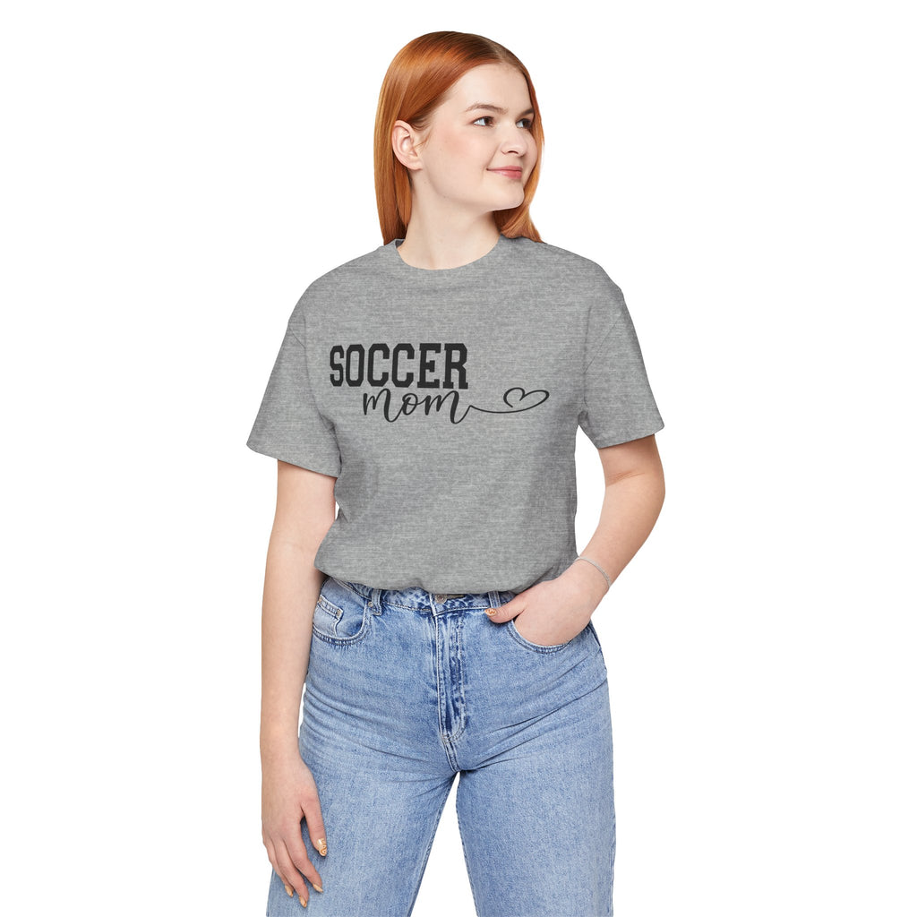 Soccer Mom Tee — Personalized Back Number & Name Soccer Shirt