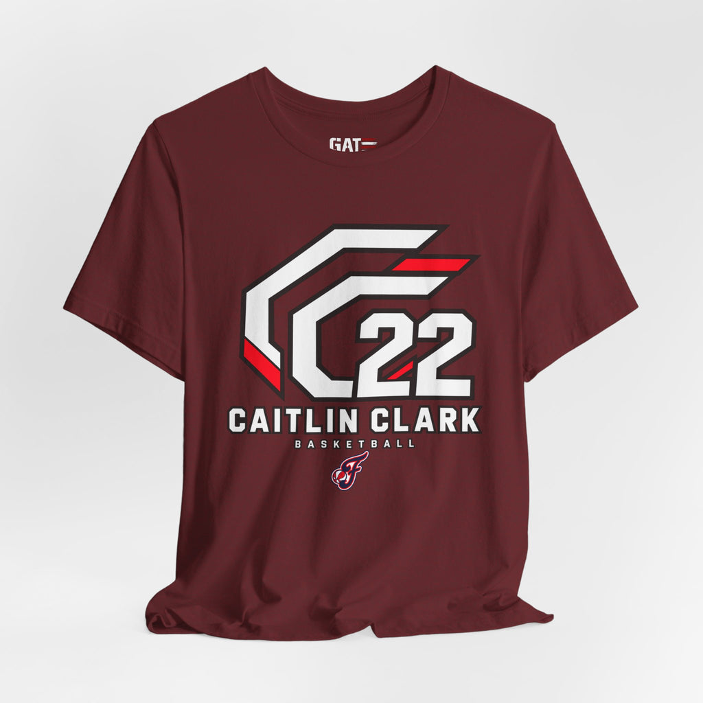 Caitlin Clark CC22 Monogram Shirt | Indiana Fever WNBA Tee