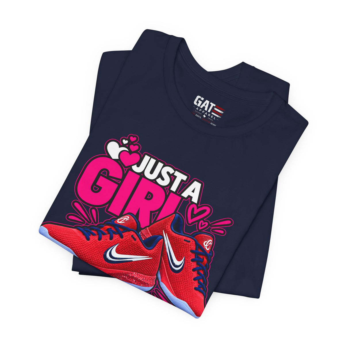 Caitlin Clark Caitlin 1s Just a Girl Sneaker Shirt | Style 2