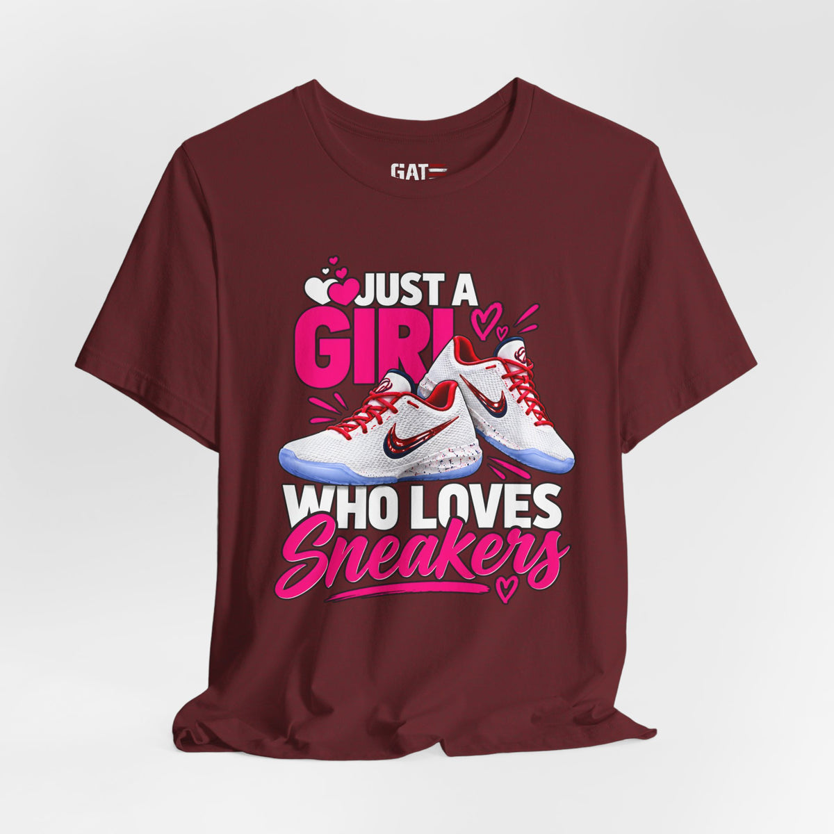 Caitlin Clark Caitlin 1s Just a Girl Sneaker Shirt | Style 4