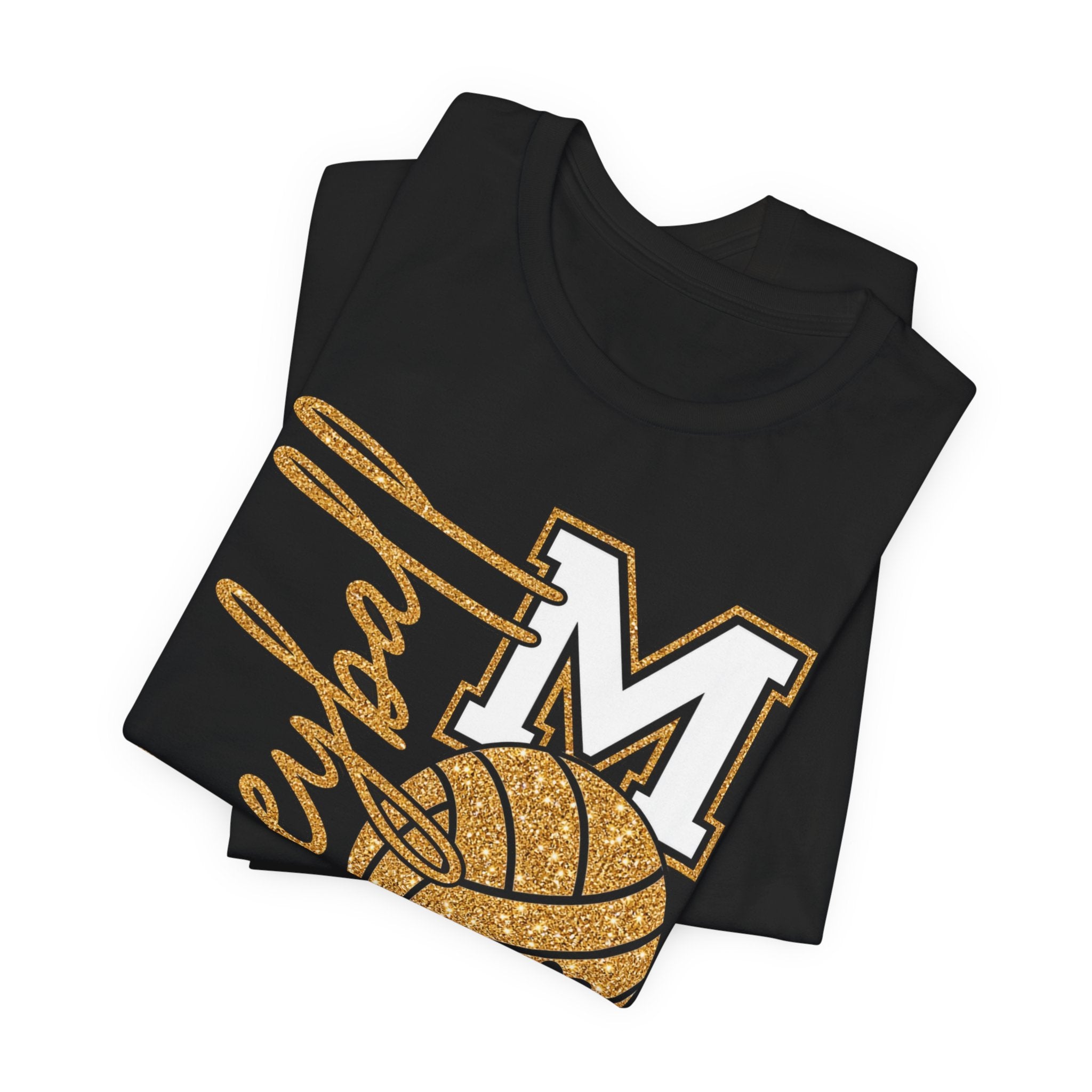 Volleyball Mom T‑Shirt Premium Bella Canvas – "Senior Mom" The Final Serve (Custom Name & Number)