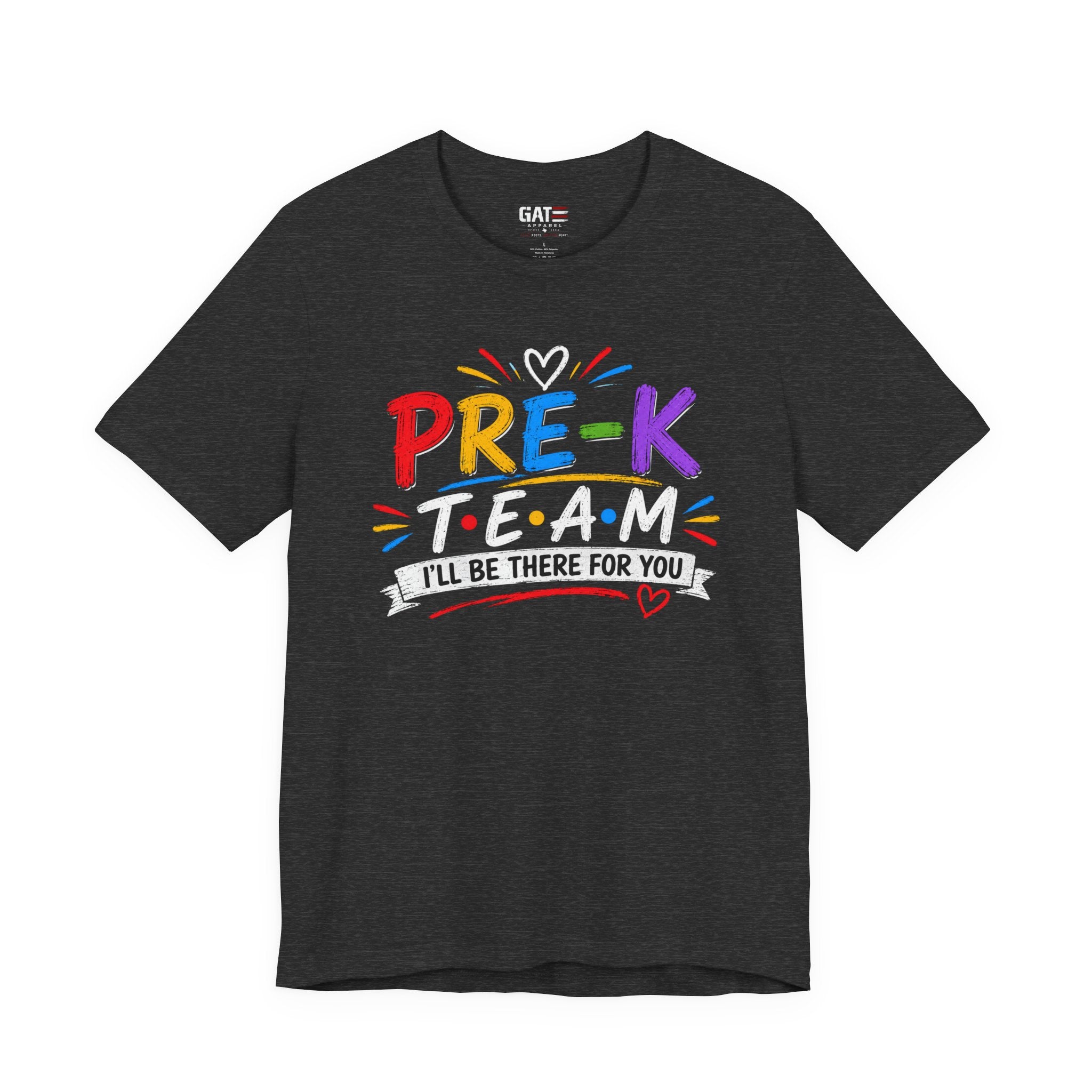 Pre-K Team Tee, Teacher Squad Shirt, Color Dot Inspired Teacher Shirt, Grade Level Team Gift, School Staff Apparel, Friends Theme