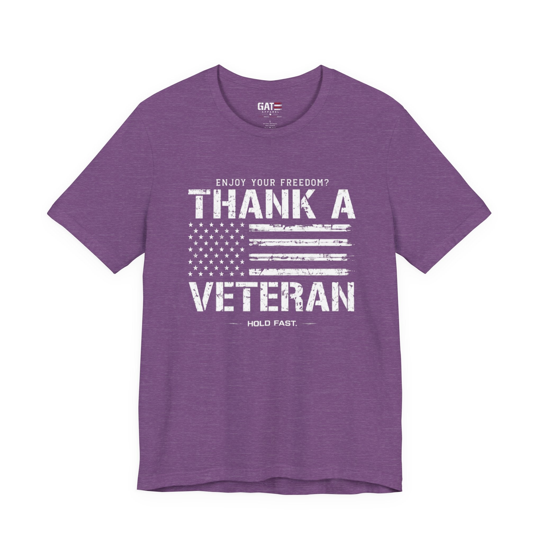 Veteran Shirt Enjoy Your Freedom Thank A Veteran Tee Patriotic American Flag Shirt Military Appreciation Gift for Men and Women