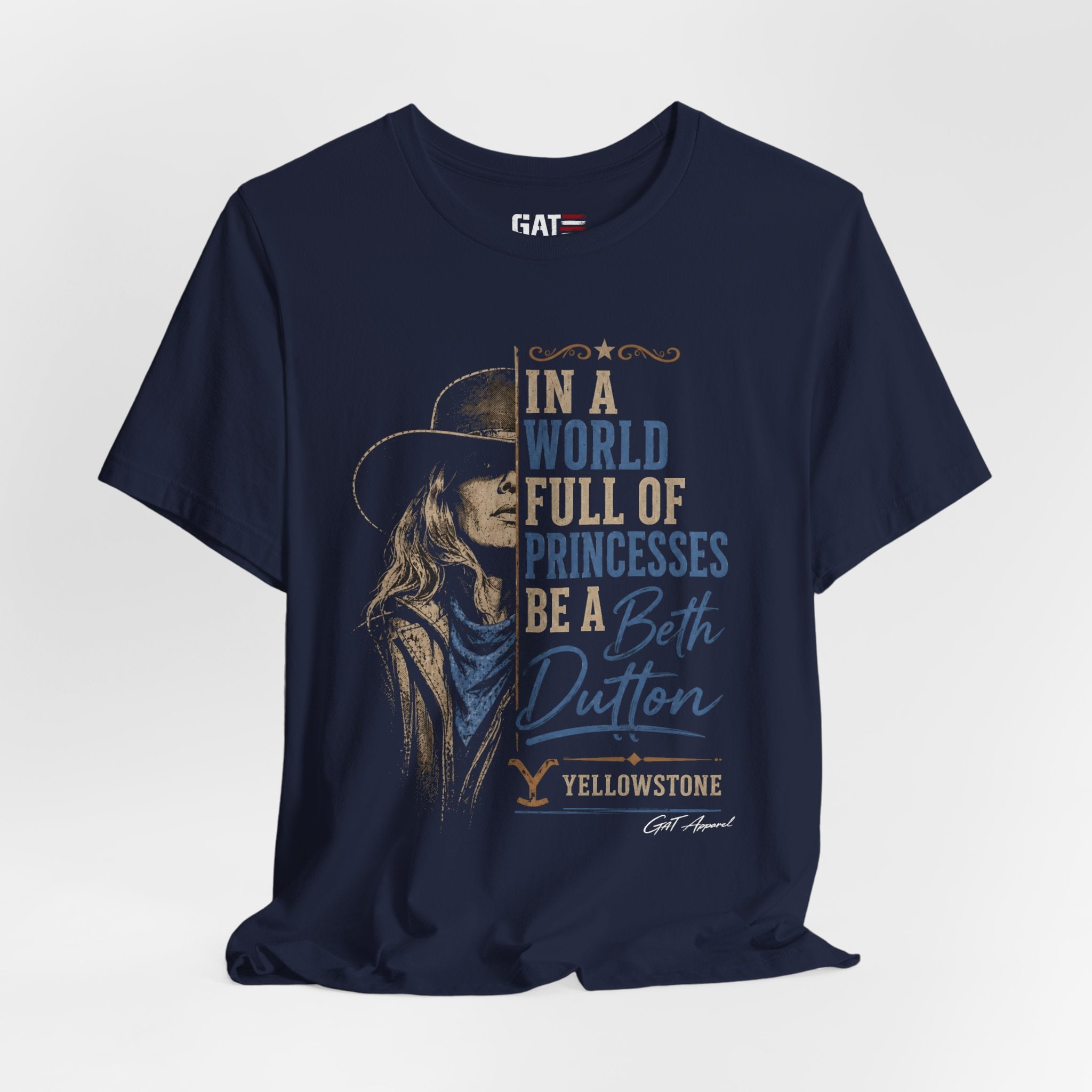 Be Like Beth Dutton Shirt | Western Cowgirl Graphic Tee | Yellowstone Inspired Women's Shirt | Dutton Ranch