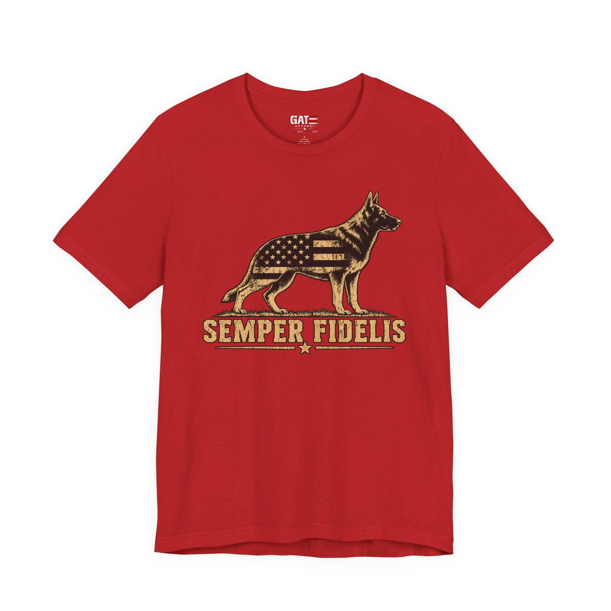 Semper Fidelis German Shepherd Shirt | Military K9 Tee