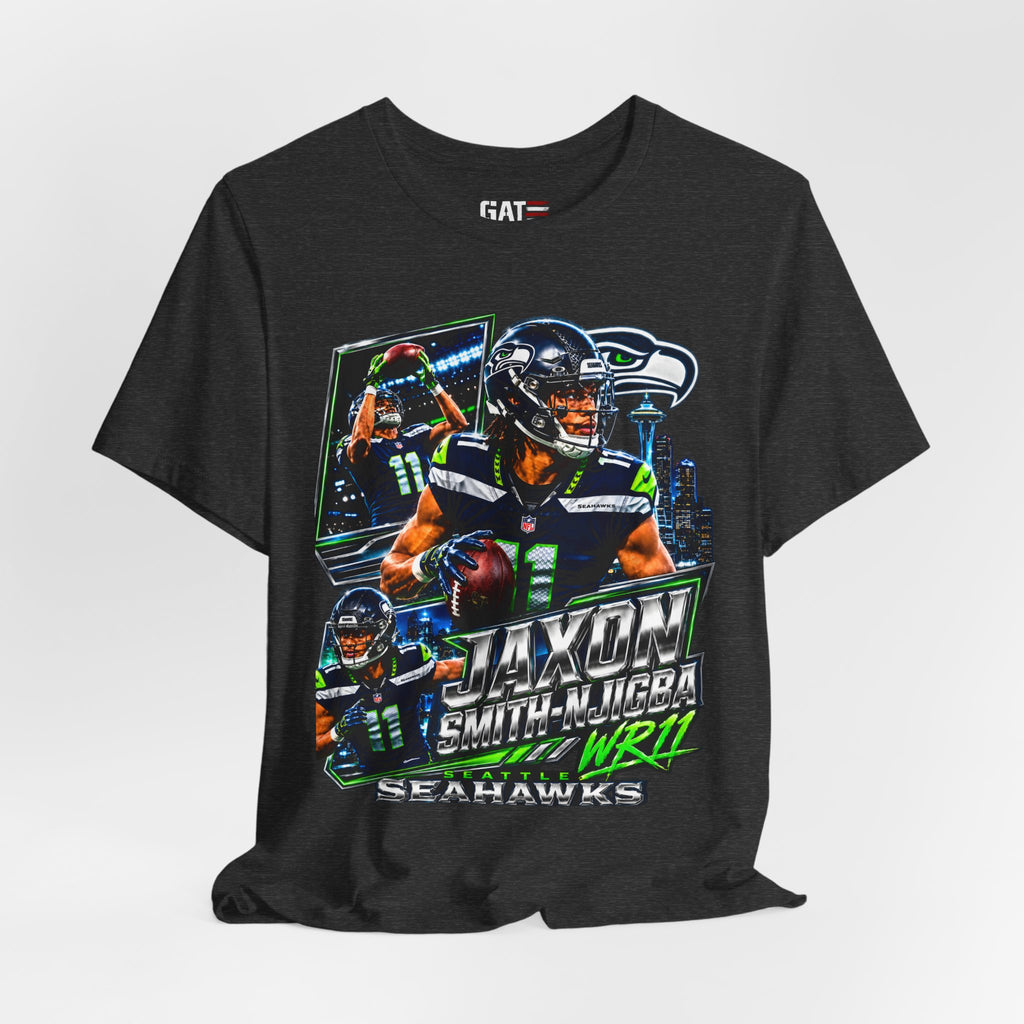 Jaxson Smith-Njigba Tee Retro Player Graphic T-Shirt