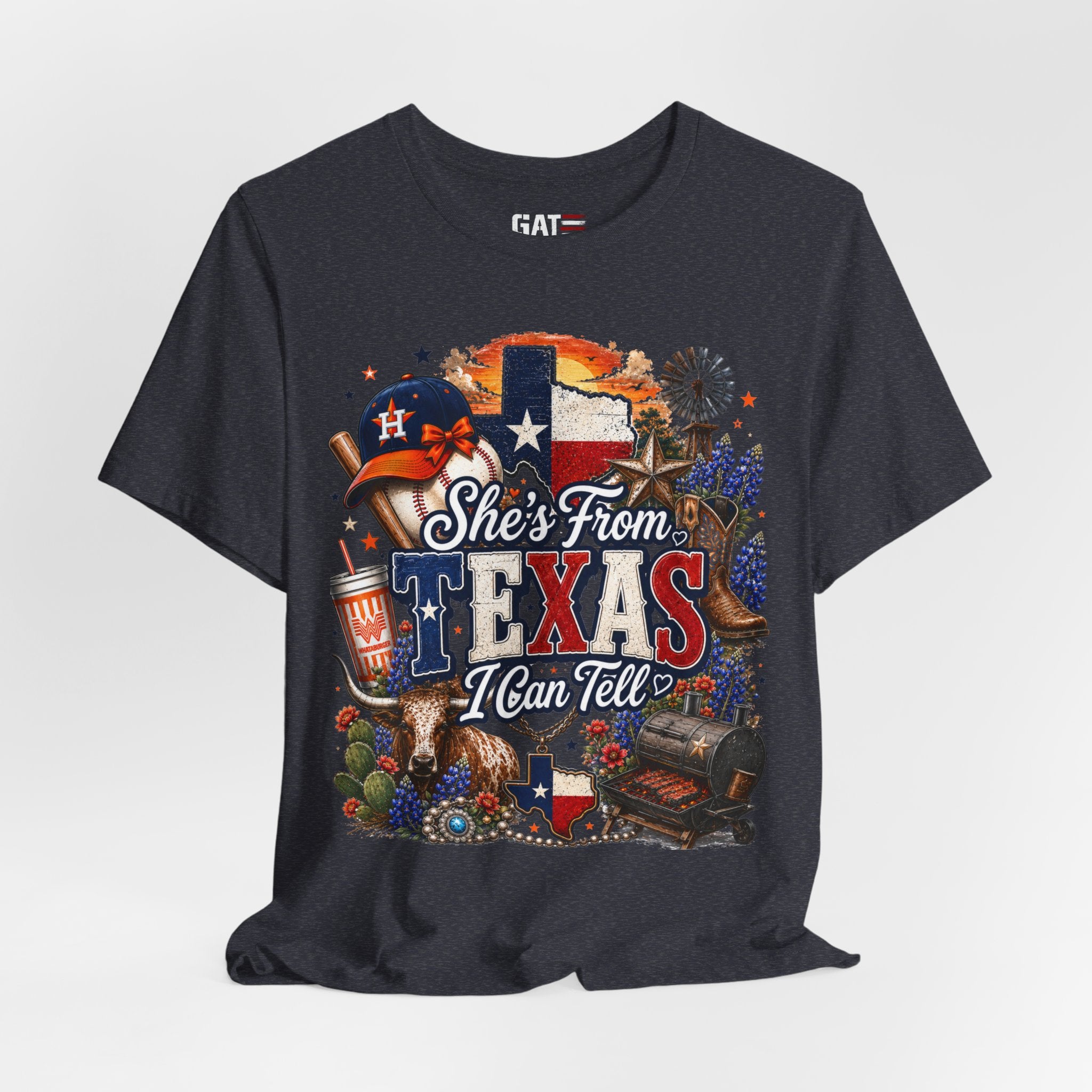 She's From Texas T-Shirt — Texas Pride Graphic Tee
