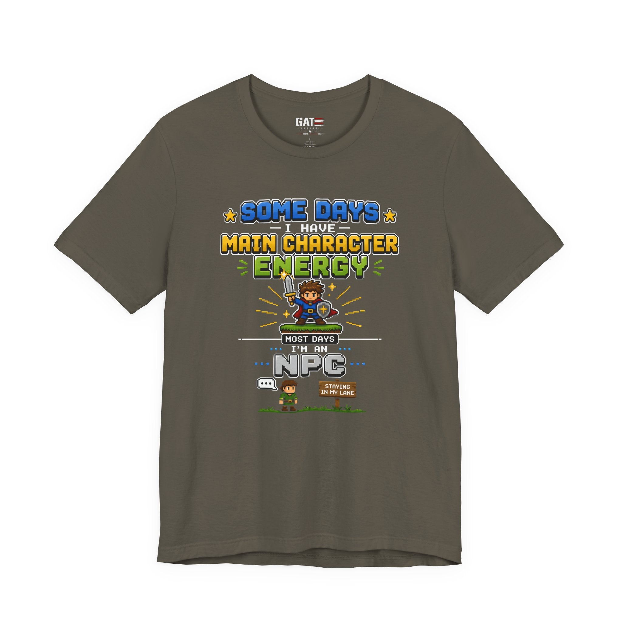 Main Character Energy Shirt | Retro Gaming Tee