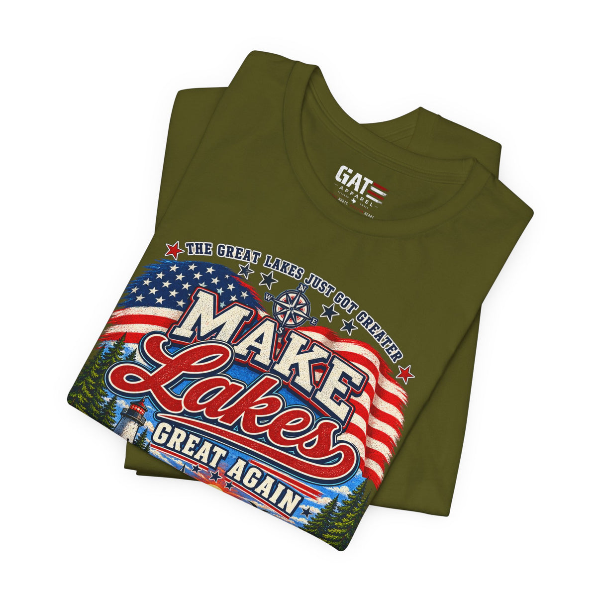 Make Lakes Great Again Shirt | Lake America Patriotic Tee