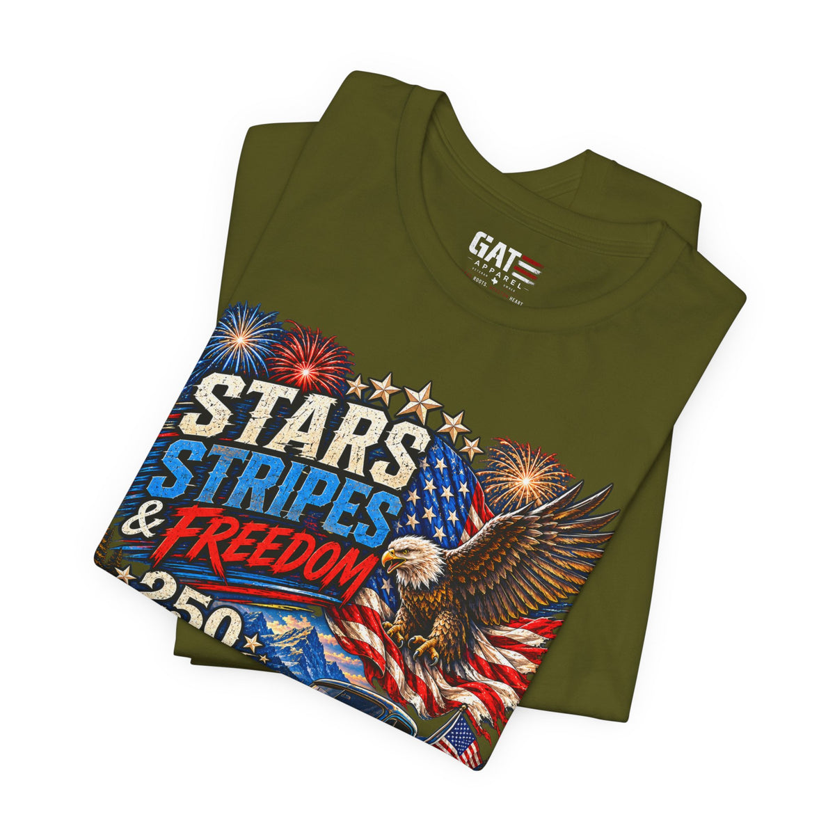 Stars Stripes & Freedom 250th Anniversary Shirt | Patriotic Tee