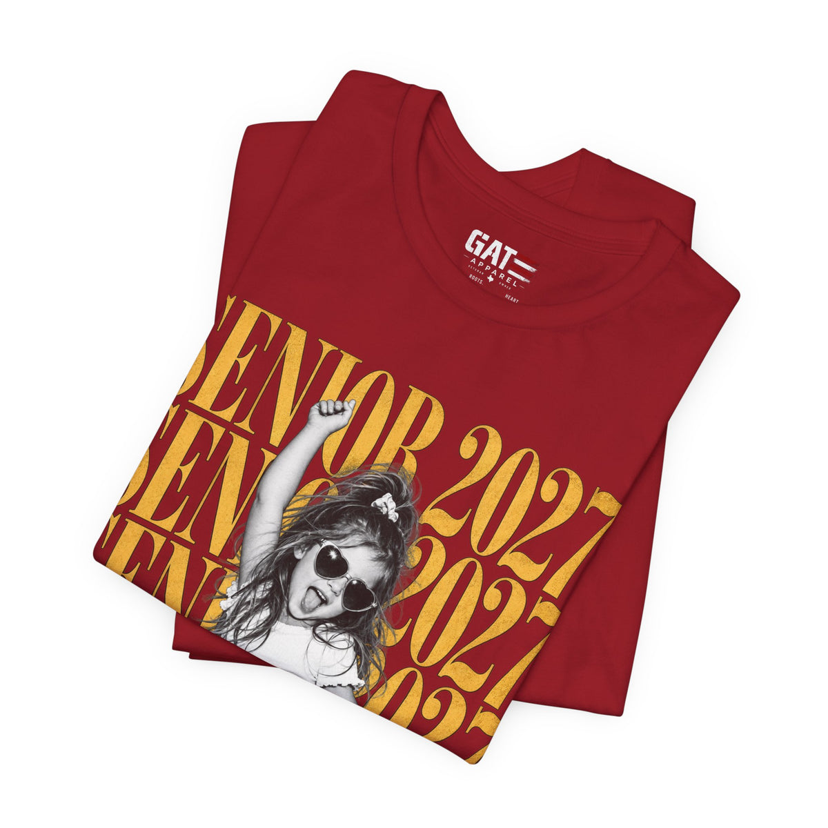 Personalized Senior 2027 Photo Shirt | Graduation Tee
