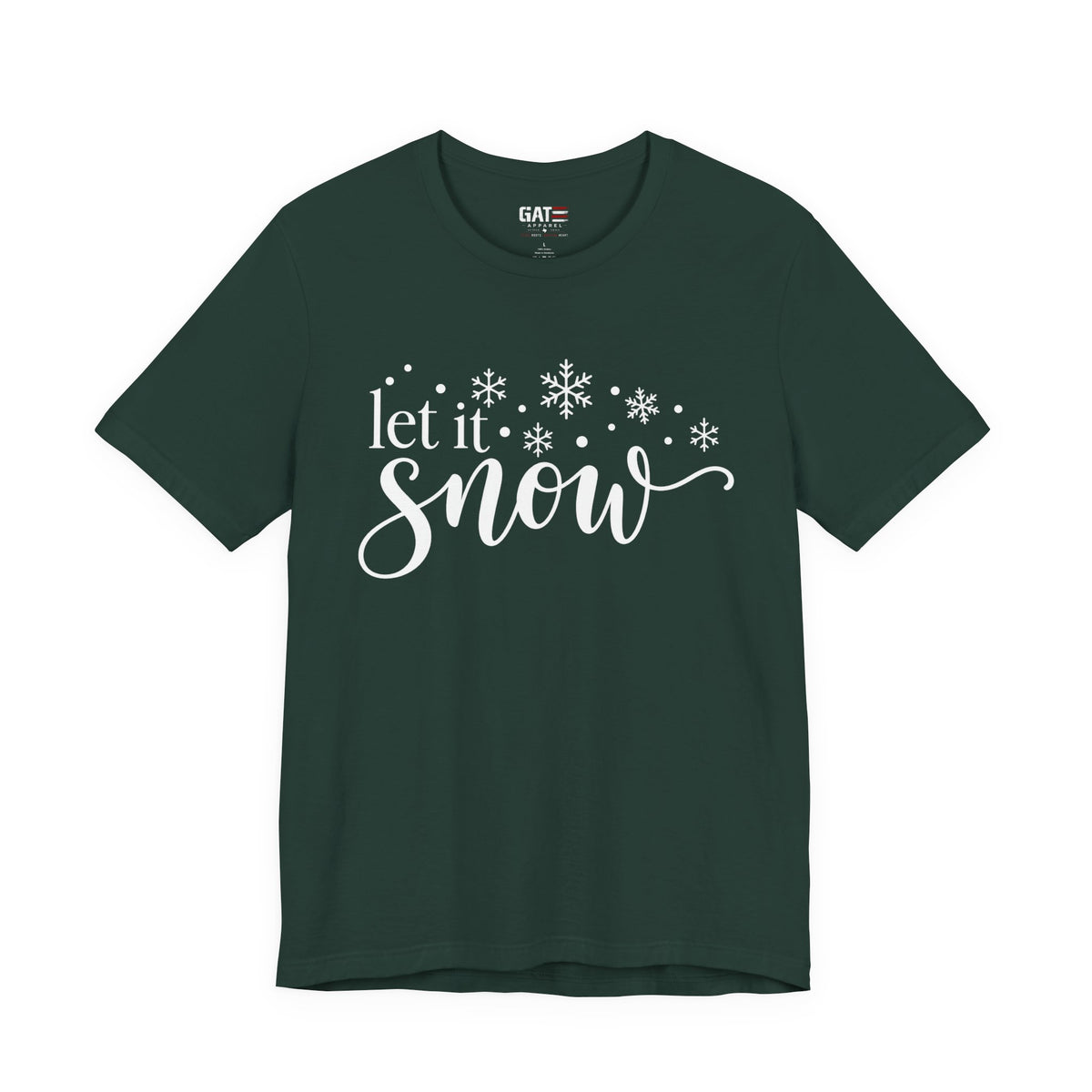 Let It Snow Winter Shirt - product mockup view 15
