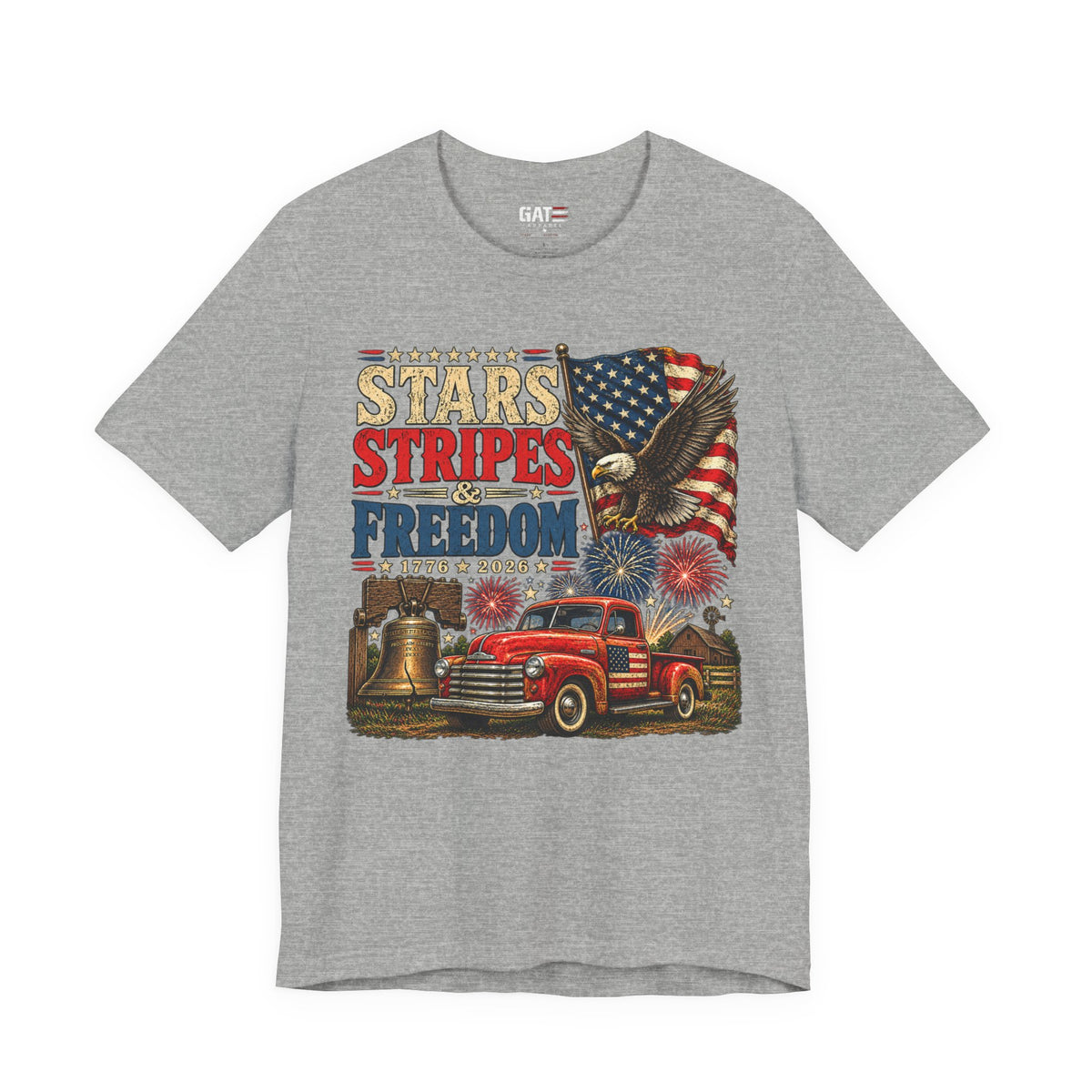 Stars Stripes & Freedom Shirt | Patriotic American Tee