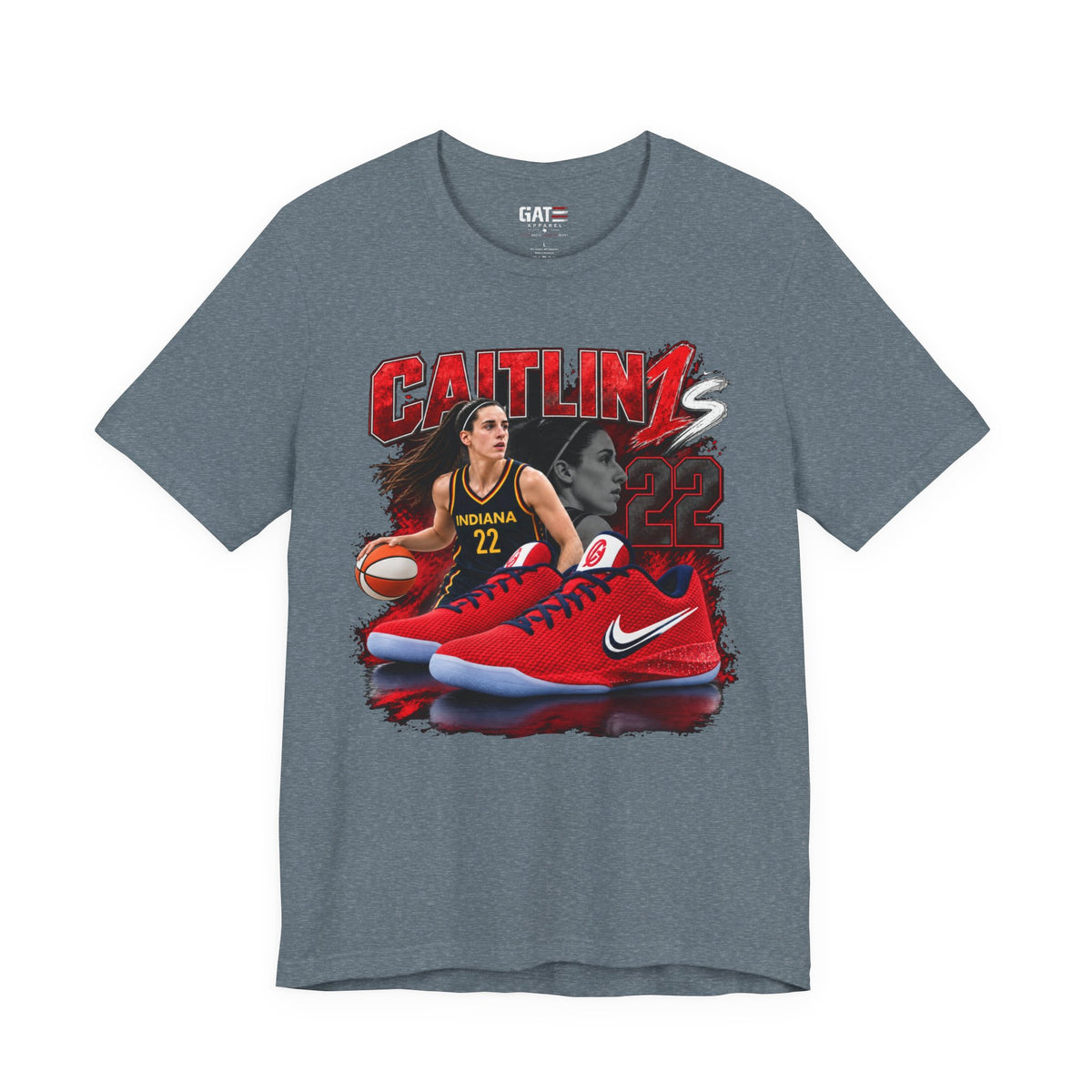 Caitlin Clark Caitlin 1s USA Reds Sneaker Shirt