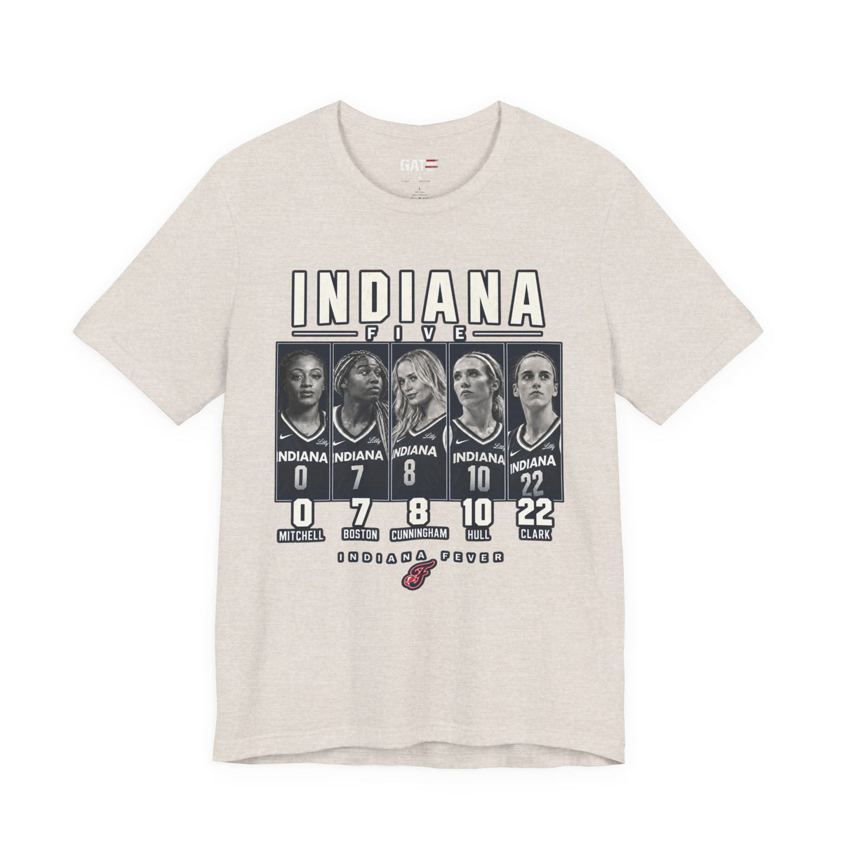 Indiana Fever The Five Shirt | Caitlin Clark WNBA Basketball Tee