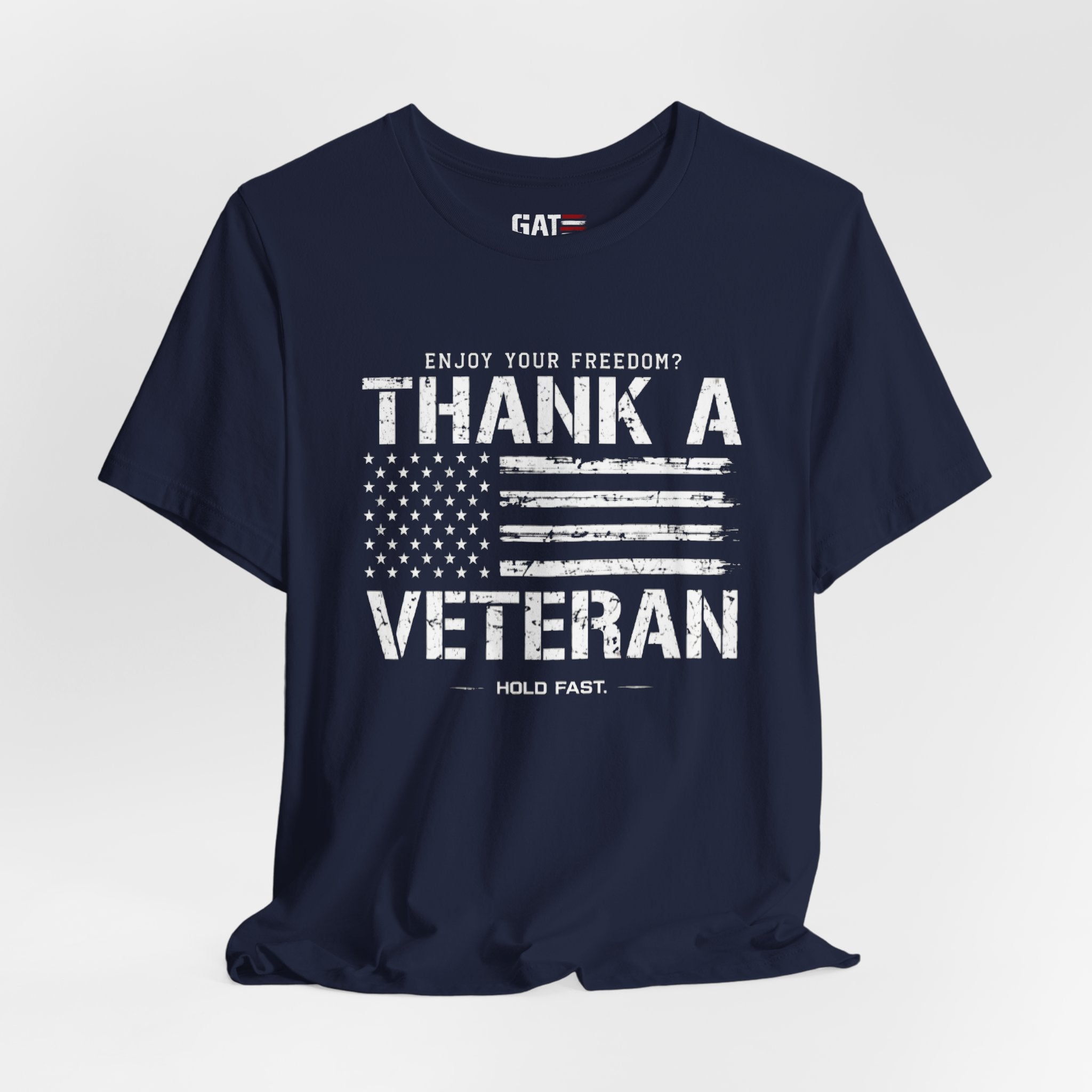 Veteran Shirt Enjoy Your Freedom Thank A Veteran Tee Patriotic American Flag Shirt Military Appreciation Gift for Men and Women