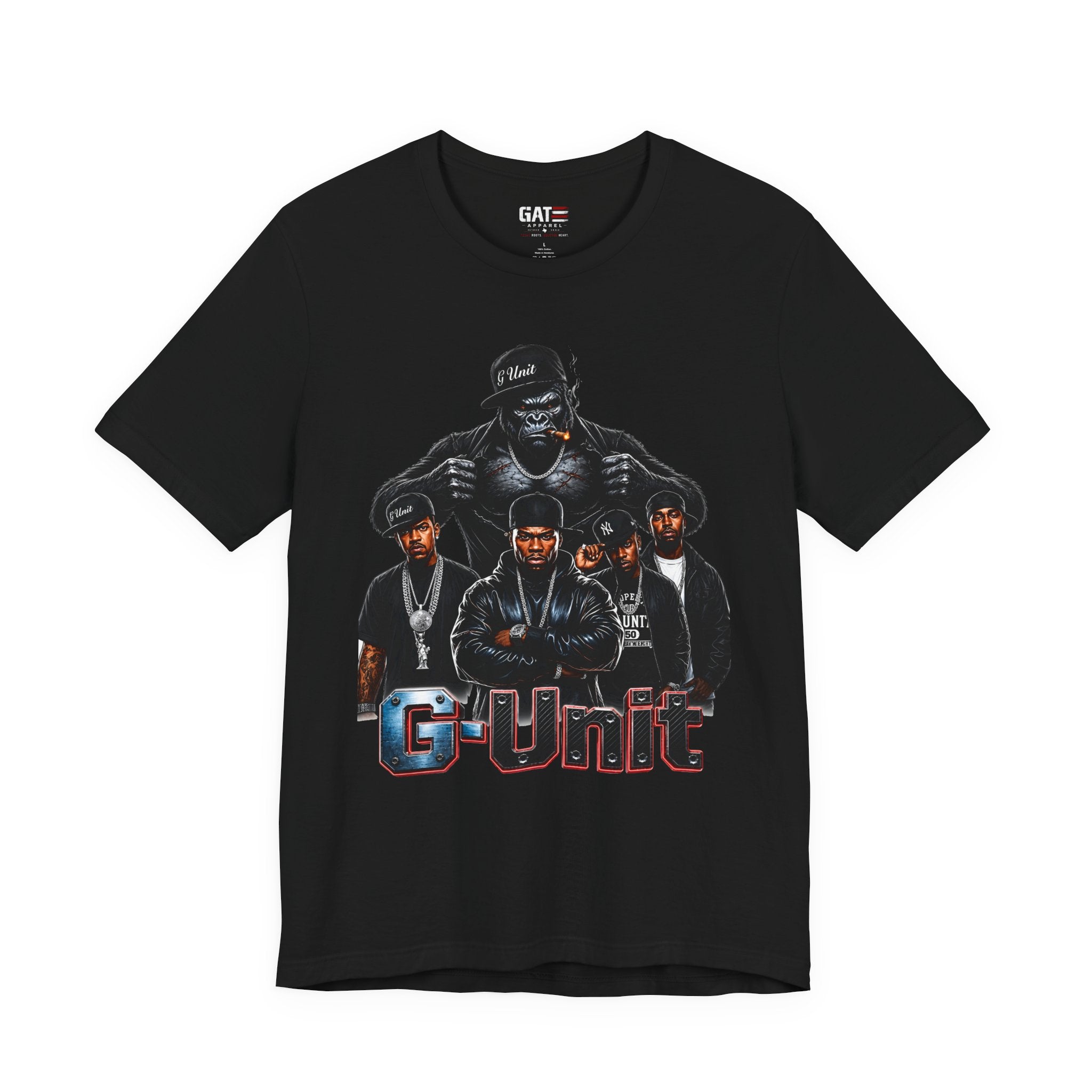 G-Unit Retro Rap Group Tee — Vintage Hip-Hop Graphic T-Shirt