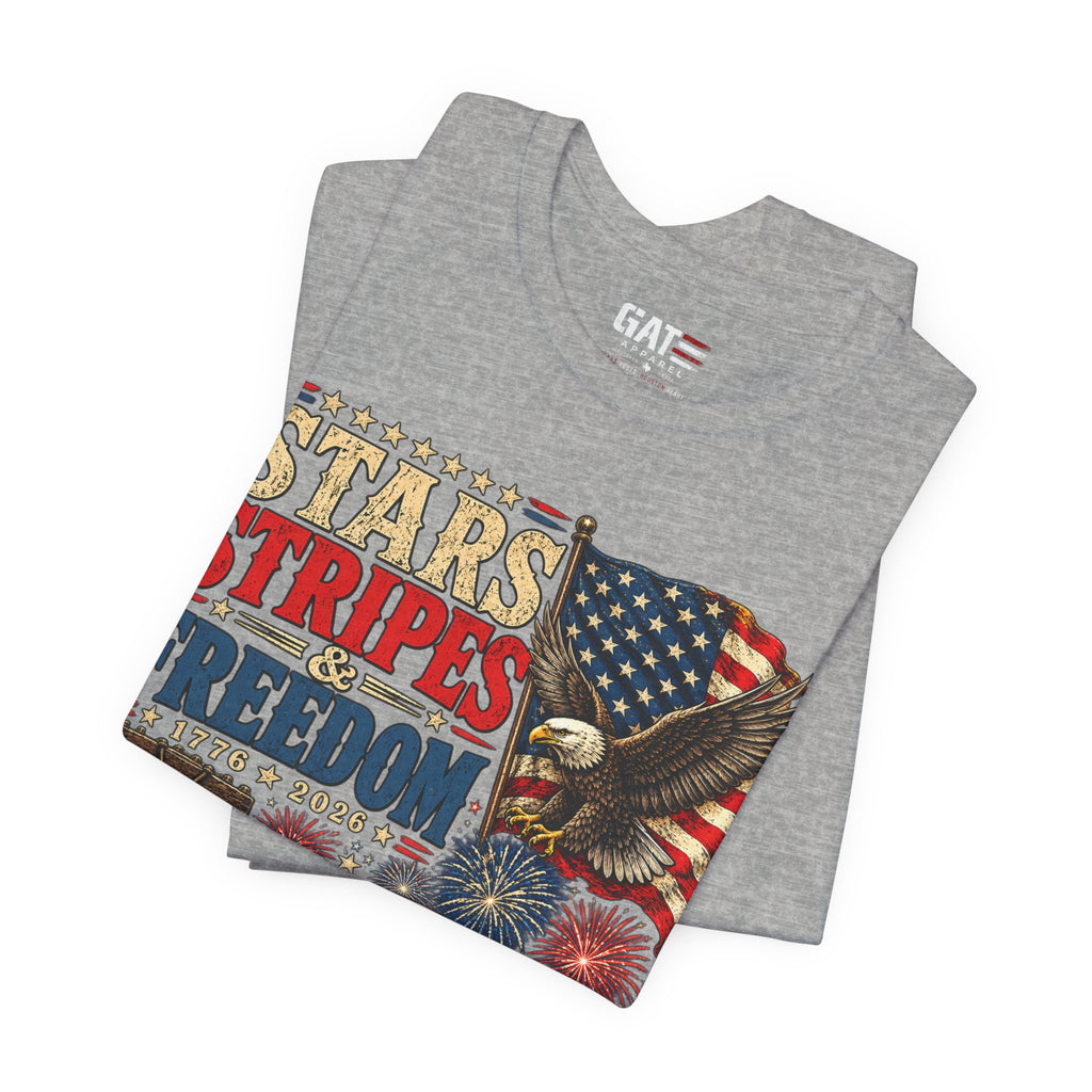 Stars Stripes & Freedom Shirt | Patriotic American Tee