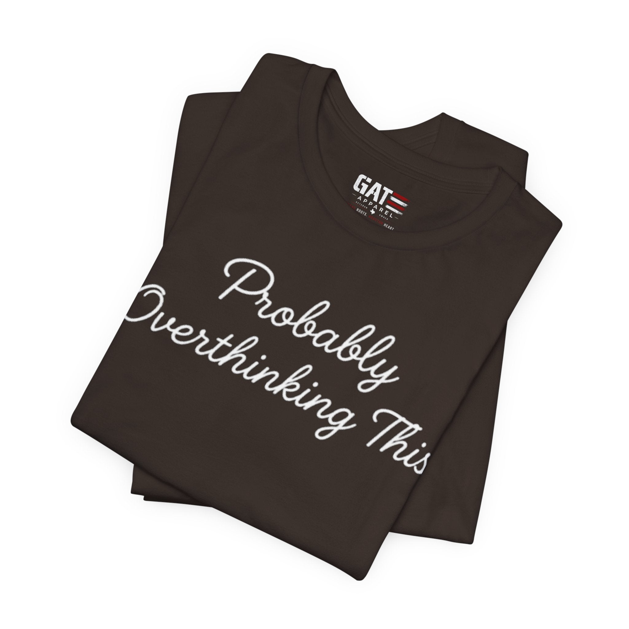 Probably Overthinking This Shirt, Funny Introvert Tee, Anxiety Humor Shirt, Sarcastic Graphic T Shirt, Overthinker Gift