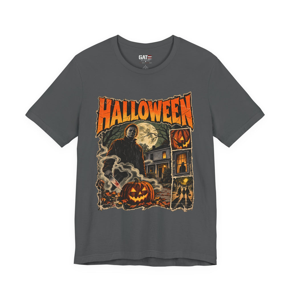 Halloween Haunted House Shirt | Grim Reaper Pumpkin Tee