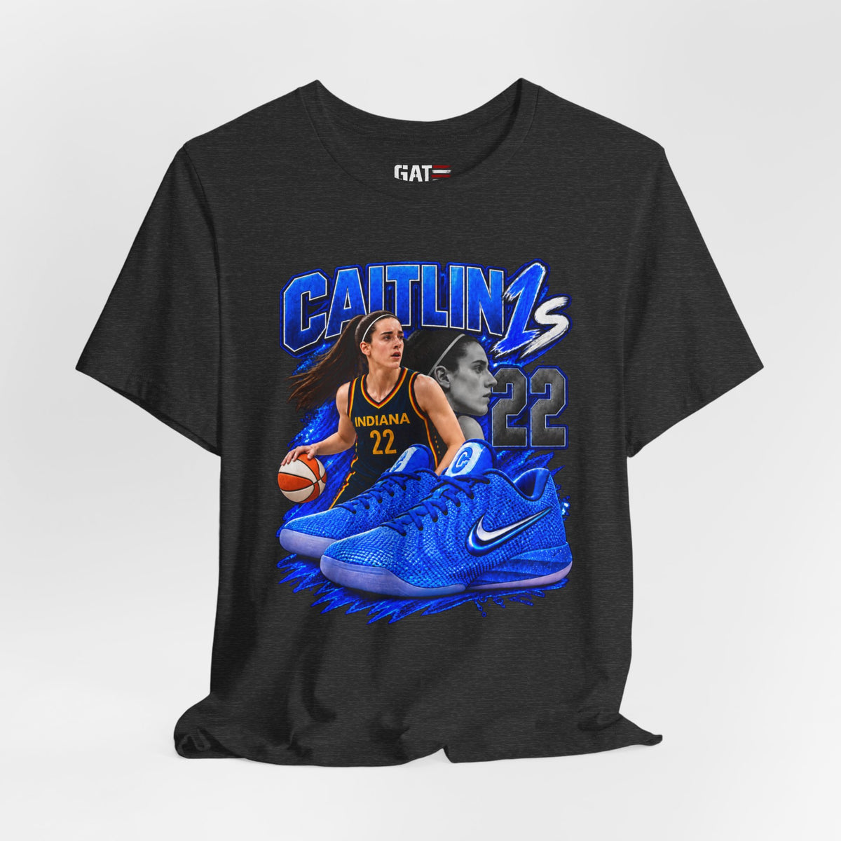 Caitlin Clark Caitlin 1s Racer Blue Classic Sneaker Shirt