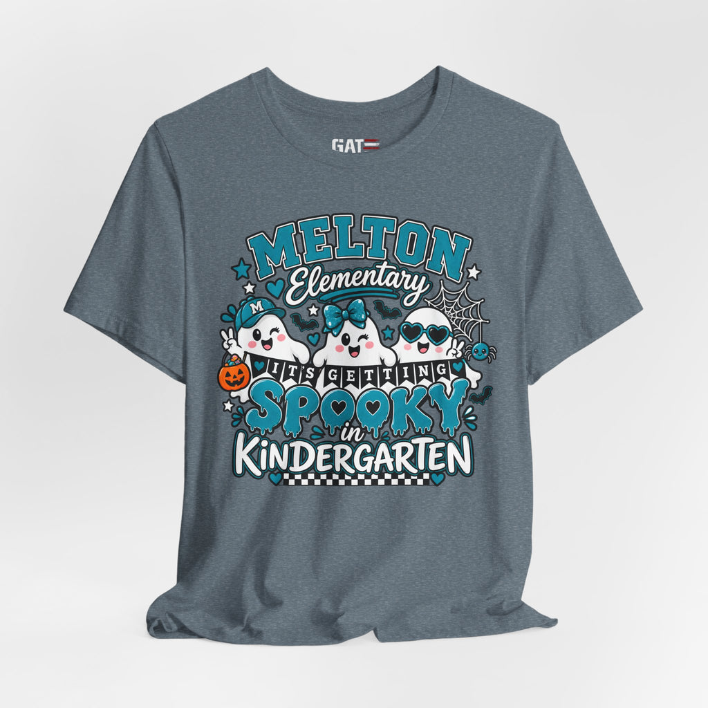 Melton Elementary Spooky Kindergarten Halloween T-Shirt