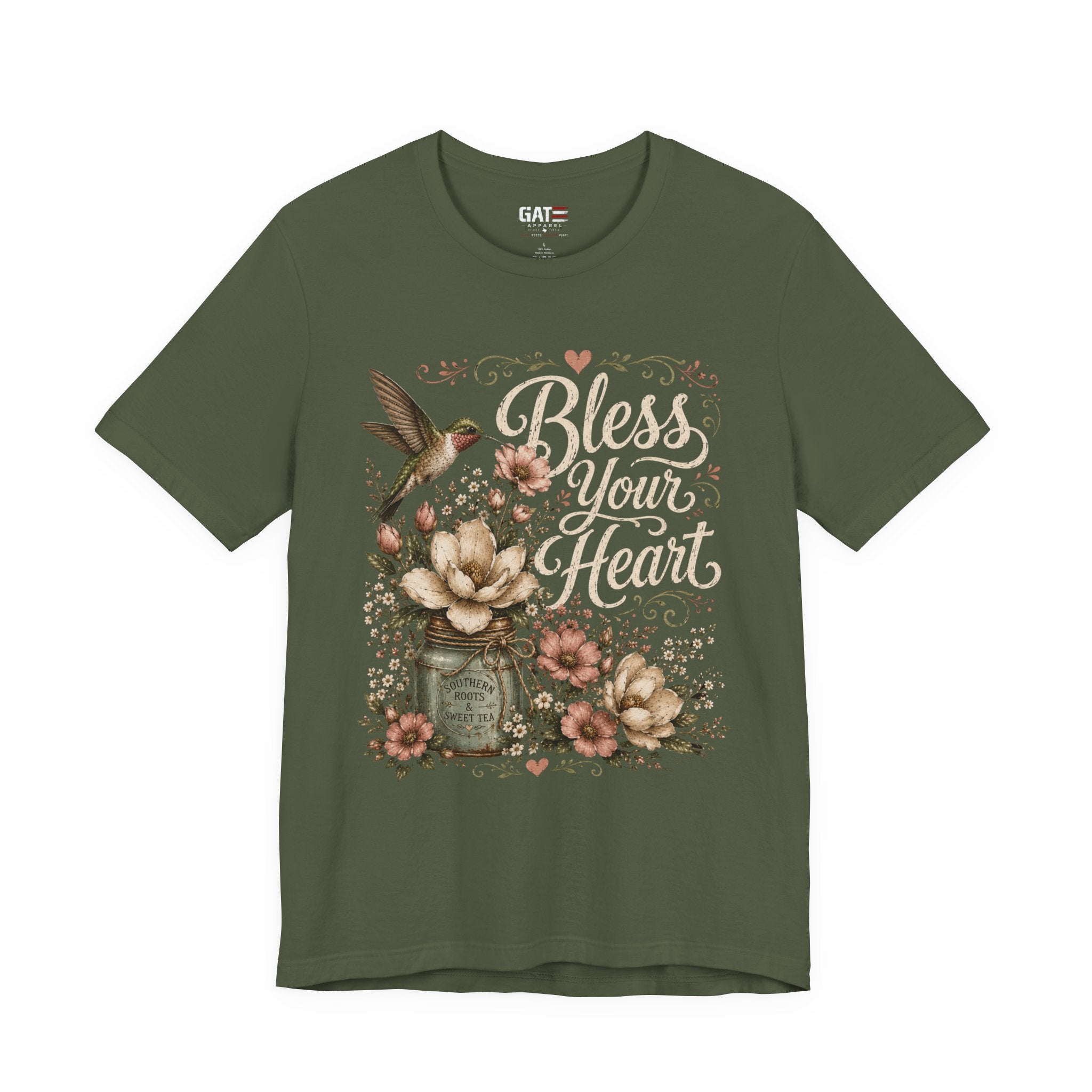 Funny Southern Shirt, Bless Your Heart Tee, Southern Humor Graphic Tee, Magnolia Floral Shirt, Country Girl Gift, Farmhouse Style Tee