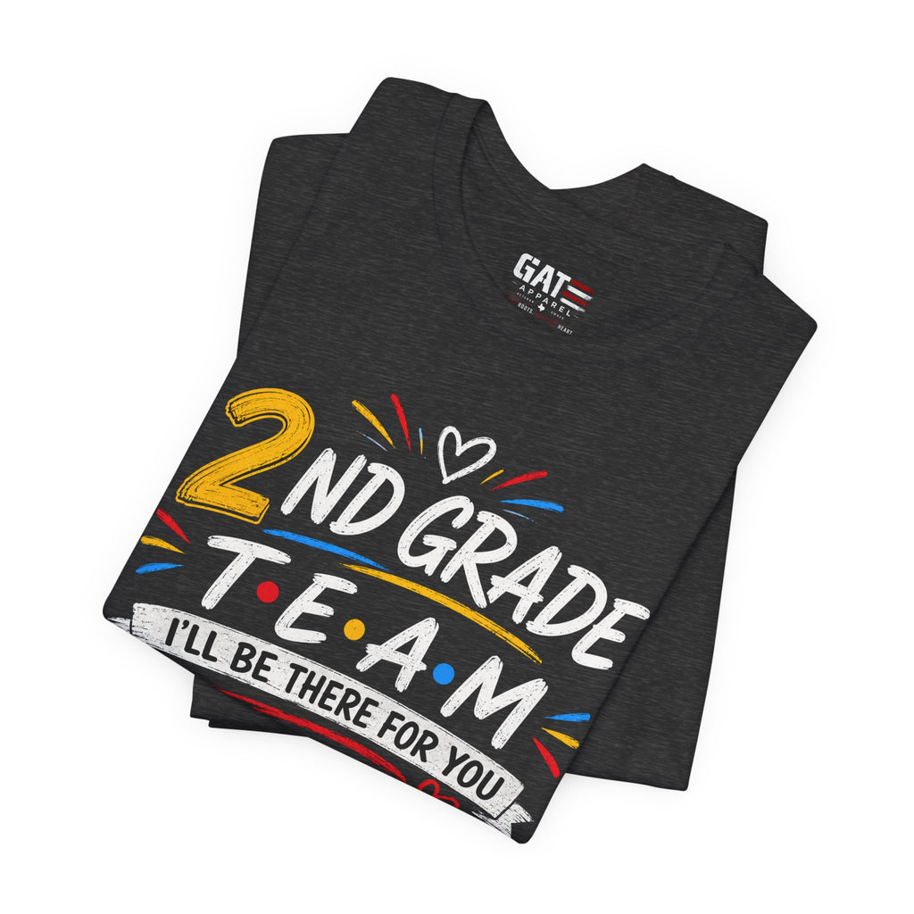2nd Grade Team Tee, Teacher Squad Shirt, Color Dot Inspired Teacher Shirt, Grade Level Team Gift, School Staff Apparel, Friends Theme
