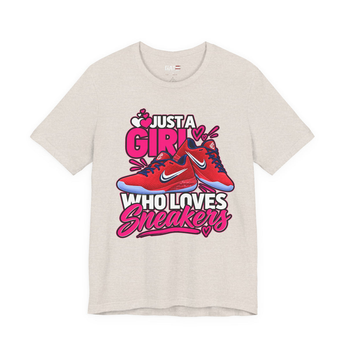 Caitlin Clark Caitlin 1s Just a Girl Sneaker Shirt | Style 2