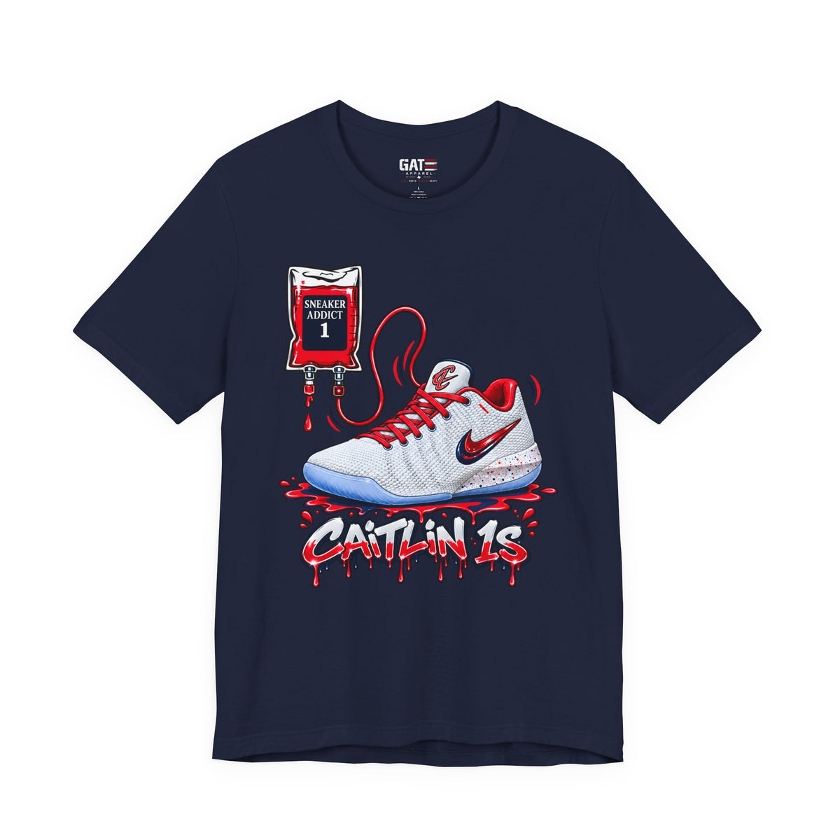 Caitlin Clark Caitlin 1s Addict Whites Sneaker Shirt