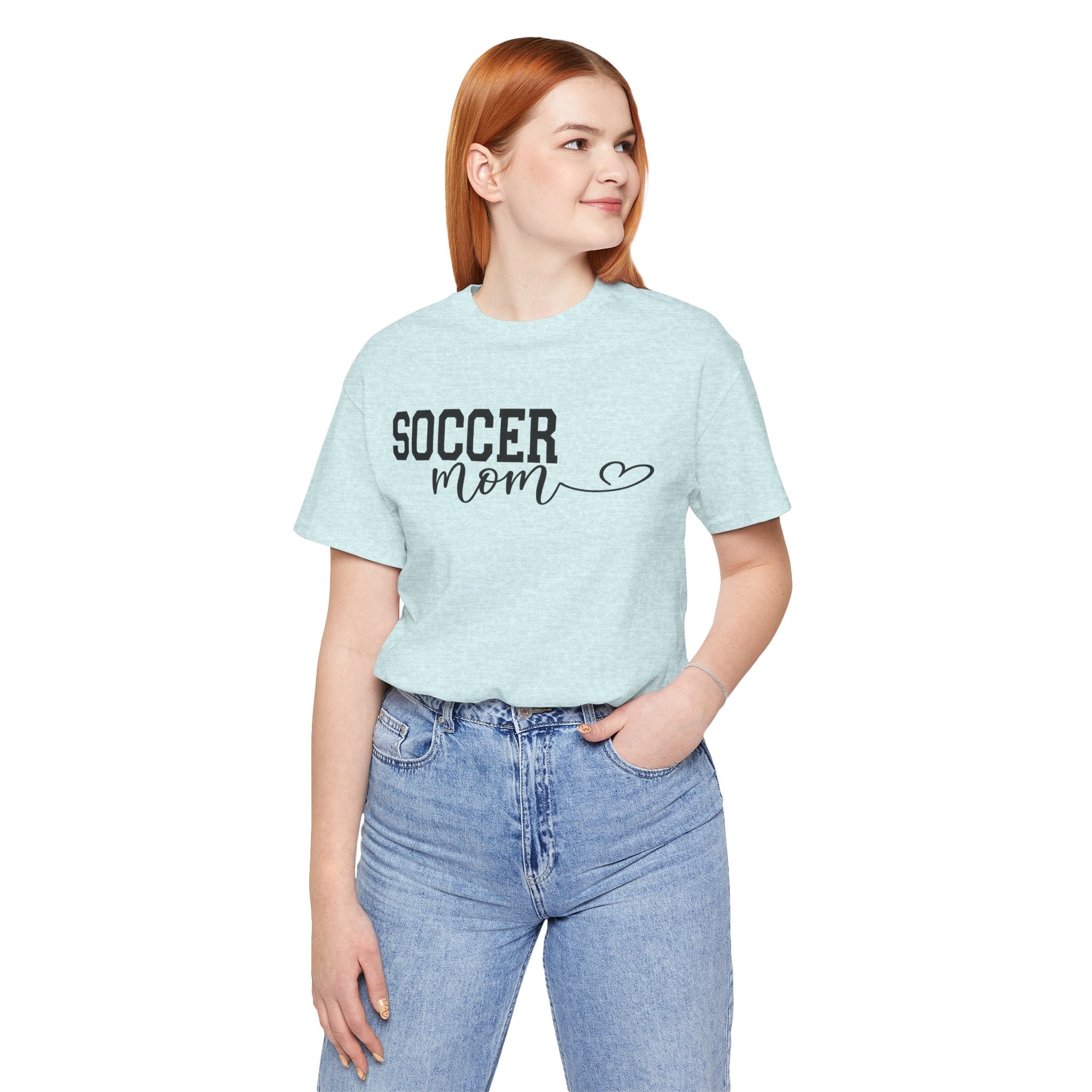 Soccer Mom Tee — Personalized Back Number & Name Soccer Shirt