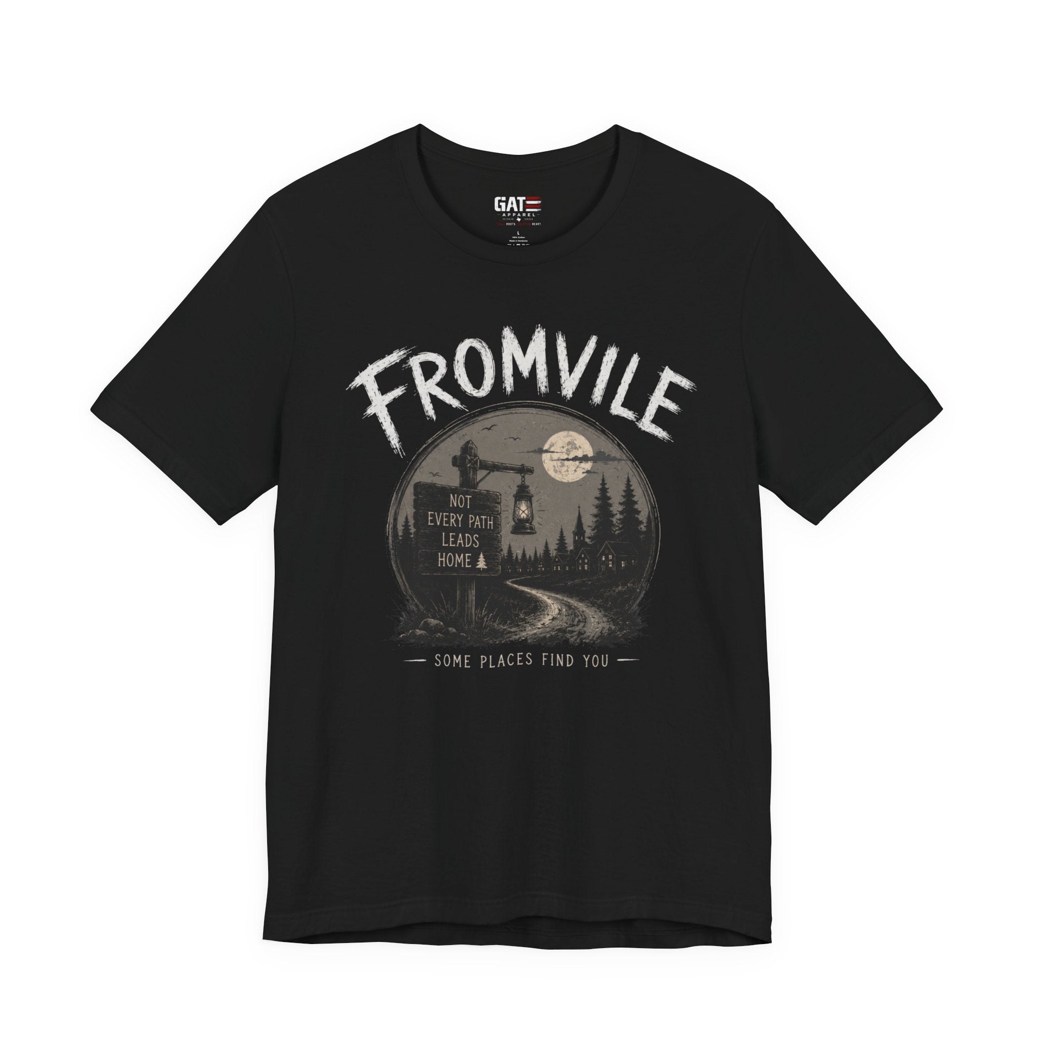 Fromvile Scenic Tee — "Fromvile: Some Places Find You" Shirt