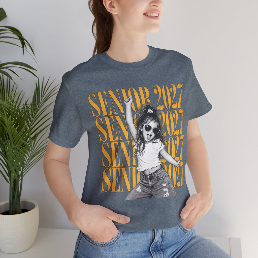 Personalized Senior 2027 Photo Shirt | Graduation Tee