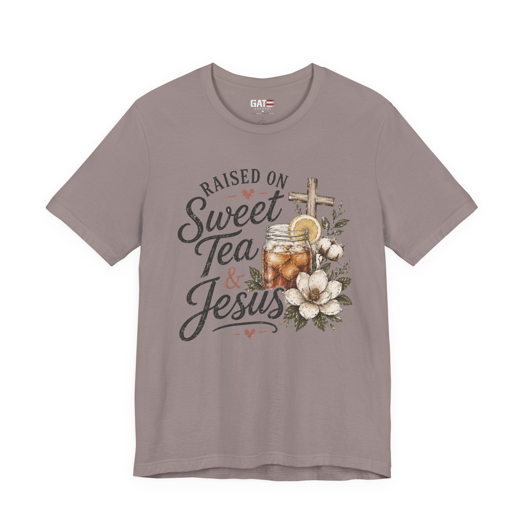 Southern Christian Shirt, Faith Graphic Tee, Sweet Tea Lover Shirt, Country Living Tee, Rustic Farmhouse Gift, Southern Mom Tee