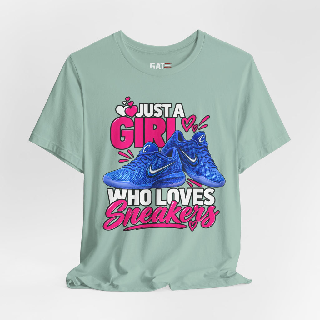 Caitlin Clark Caitlin 1s Just a Girl Sneaker Shirt | Style 1