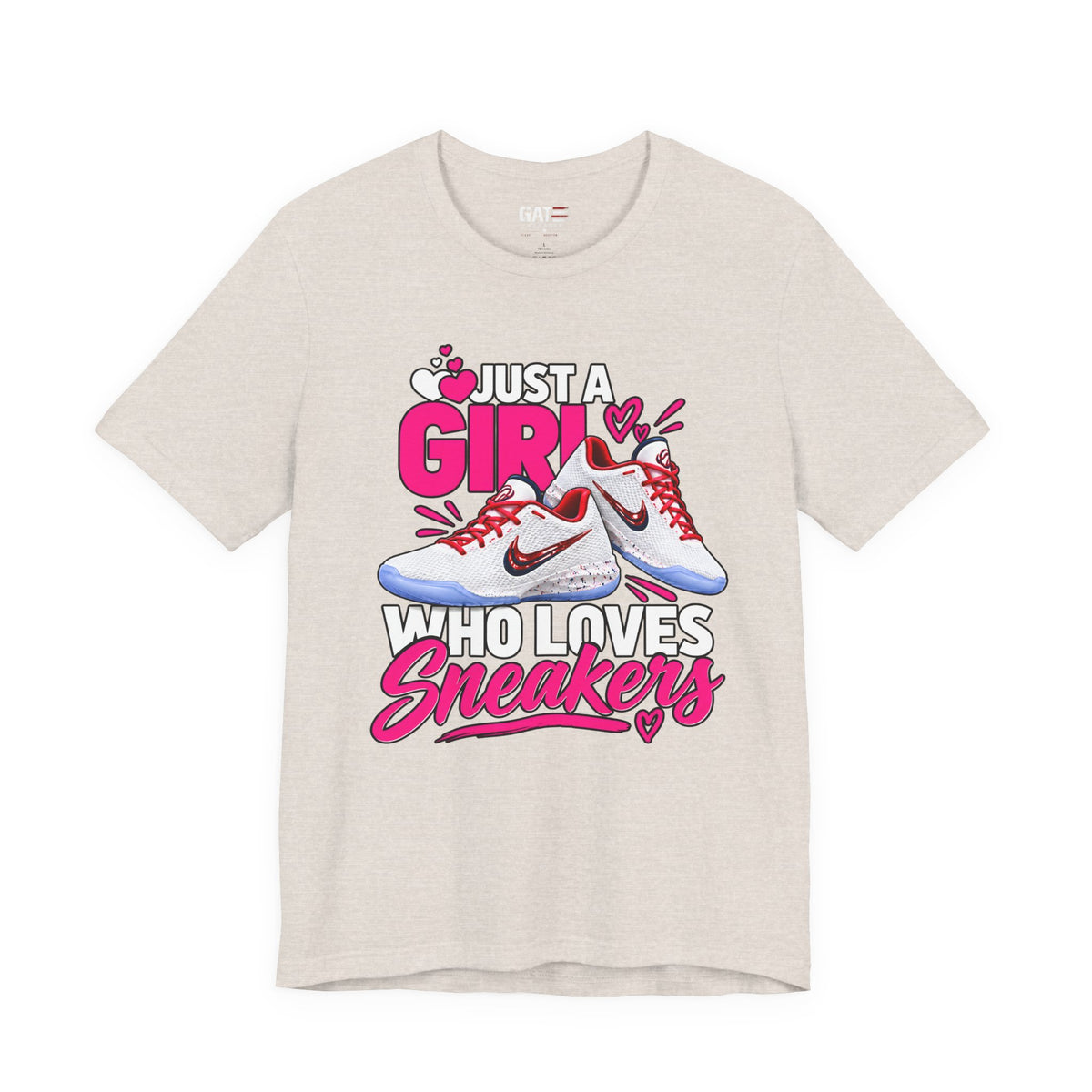 Caitlin Clark Caitlin 1s Just a Girl Sneaker Shirt | Style 4