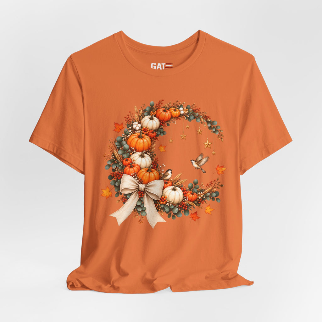 Autumn Pumpkin Wreath Tee