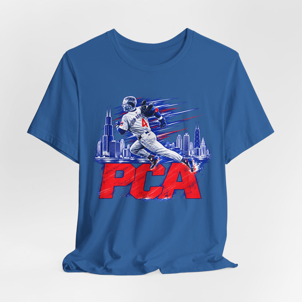 Chicago Cubs Pete Crow-Armstrong No. 4 Skyline T-Shirt - product image 14