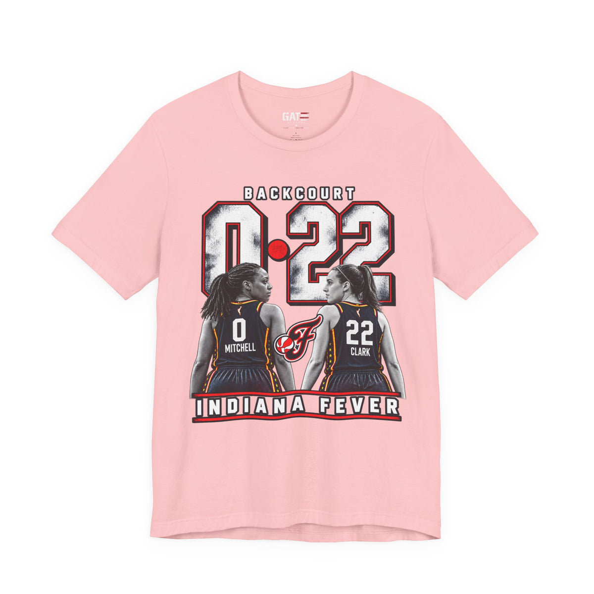 Caitlin Clark & Kelsey Mitchell Backcourt Shirt | Indiana Fever WNBA