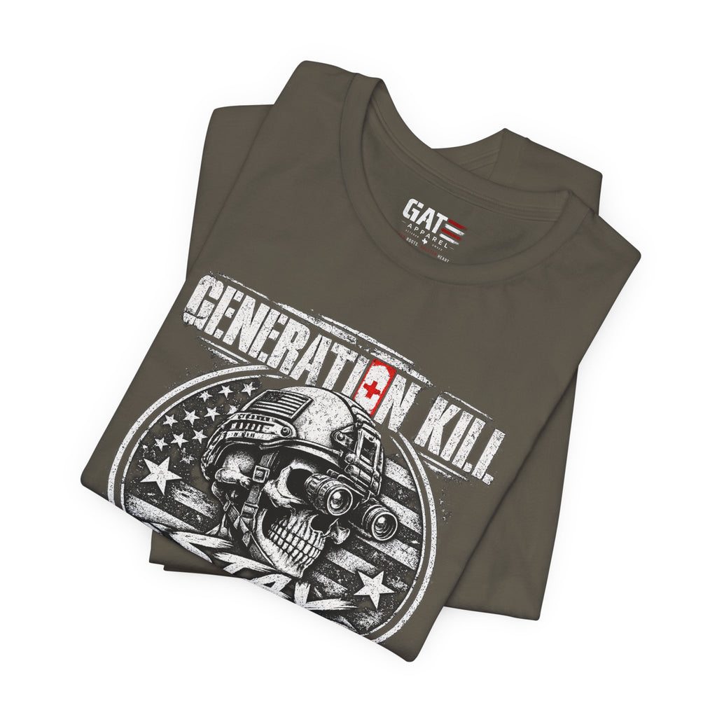 Stay Frosty Skull Tee — Military Veteran Retro Graphic T-Shirt