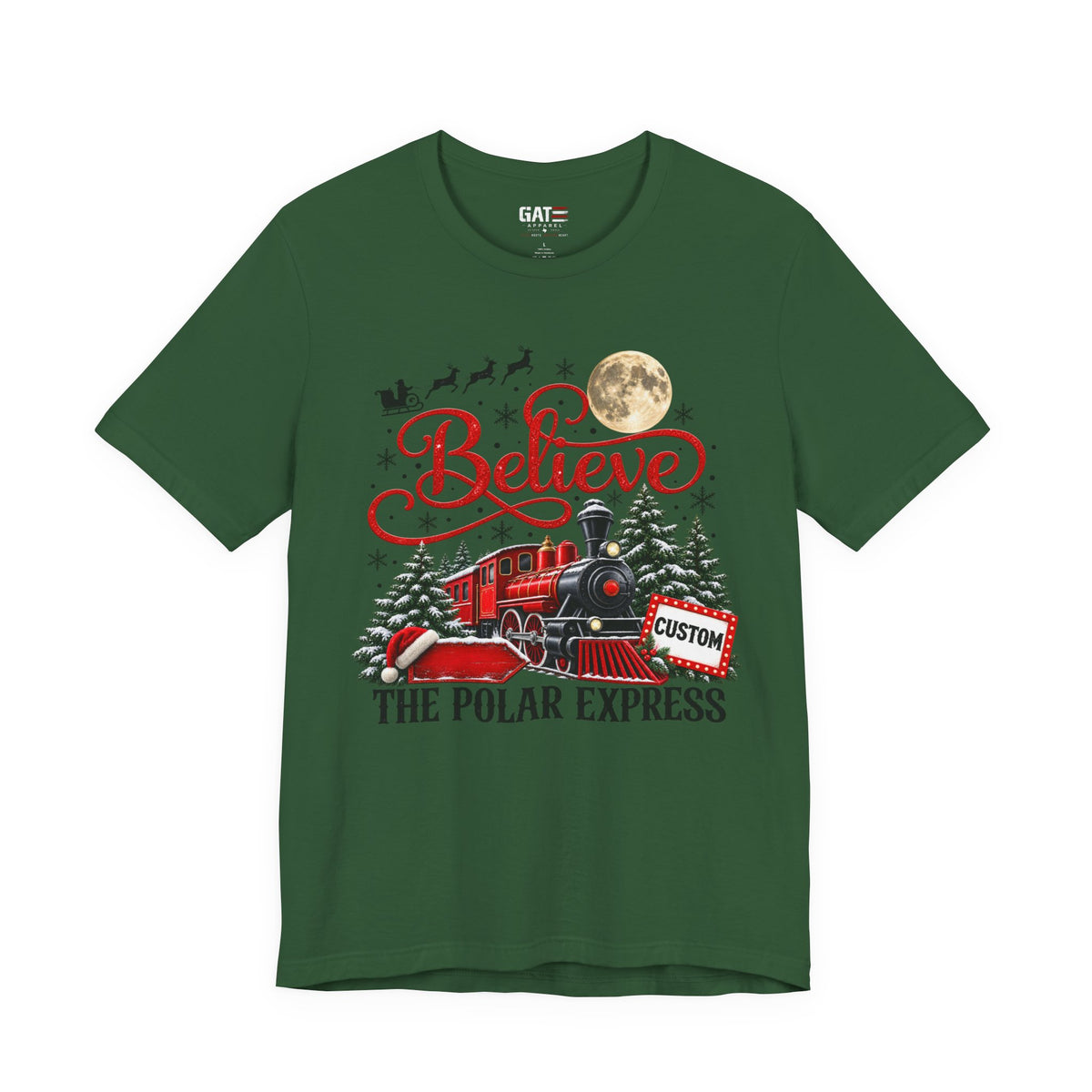 Personalized Polar Express Shirt - product mockup view 9