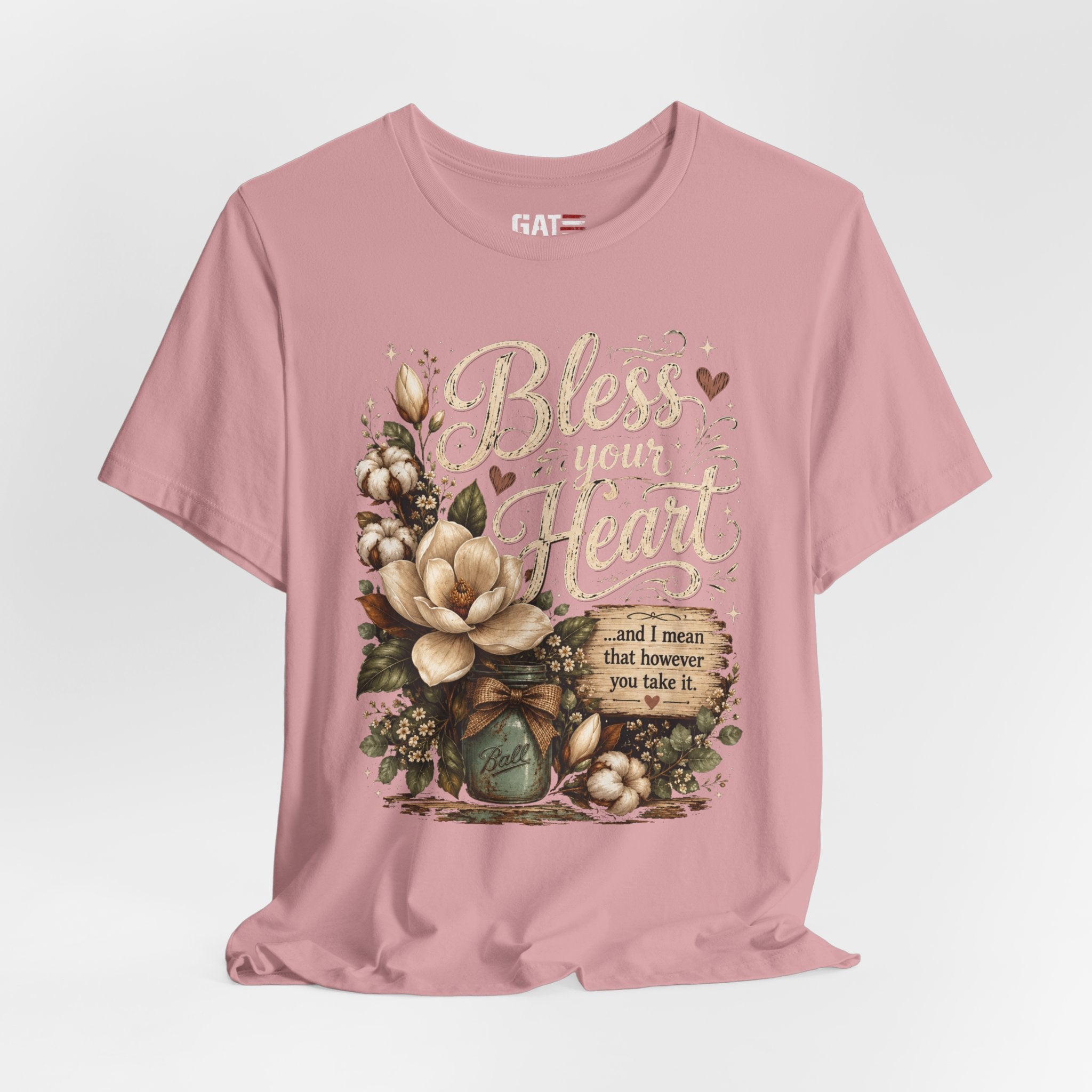 Funny Southern Shirt, Bless Your Heart Tee, Southern Humor Graphic Tee, Magnolia Floral Shirt, Country Girl Gift, Farmhouse Style Tee
