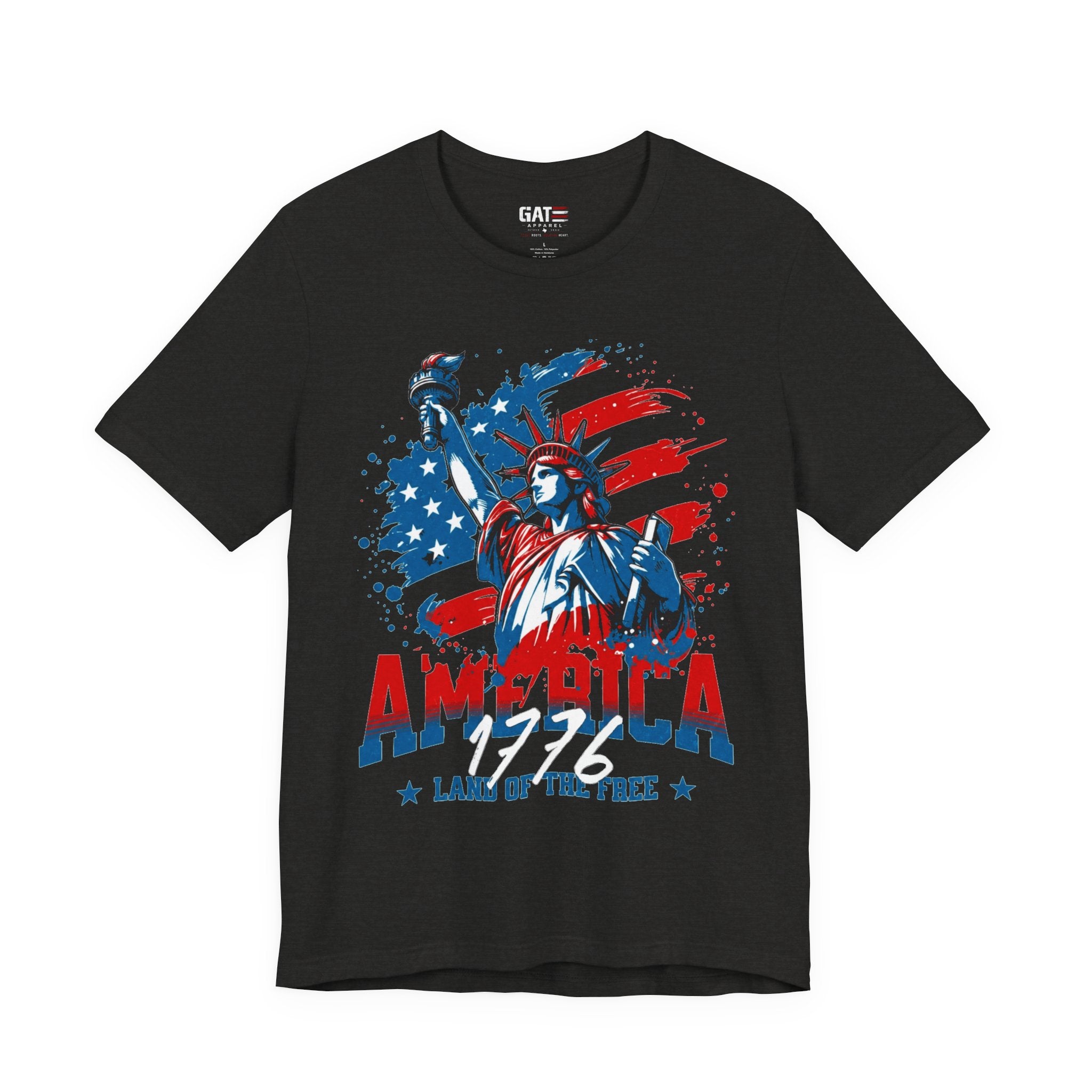 America Statue of Liberty T-Shirt – Land of the Free Patriotic Tee